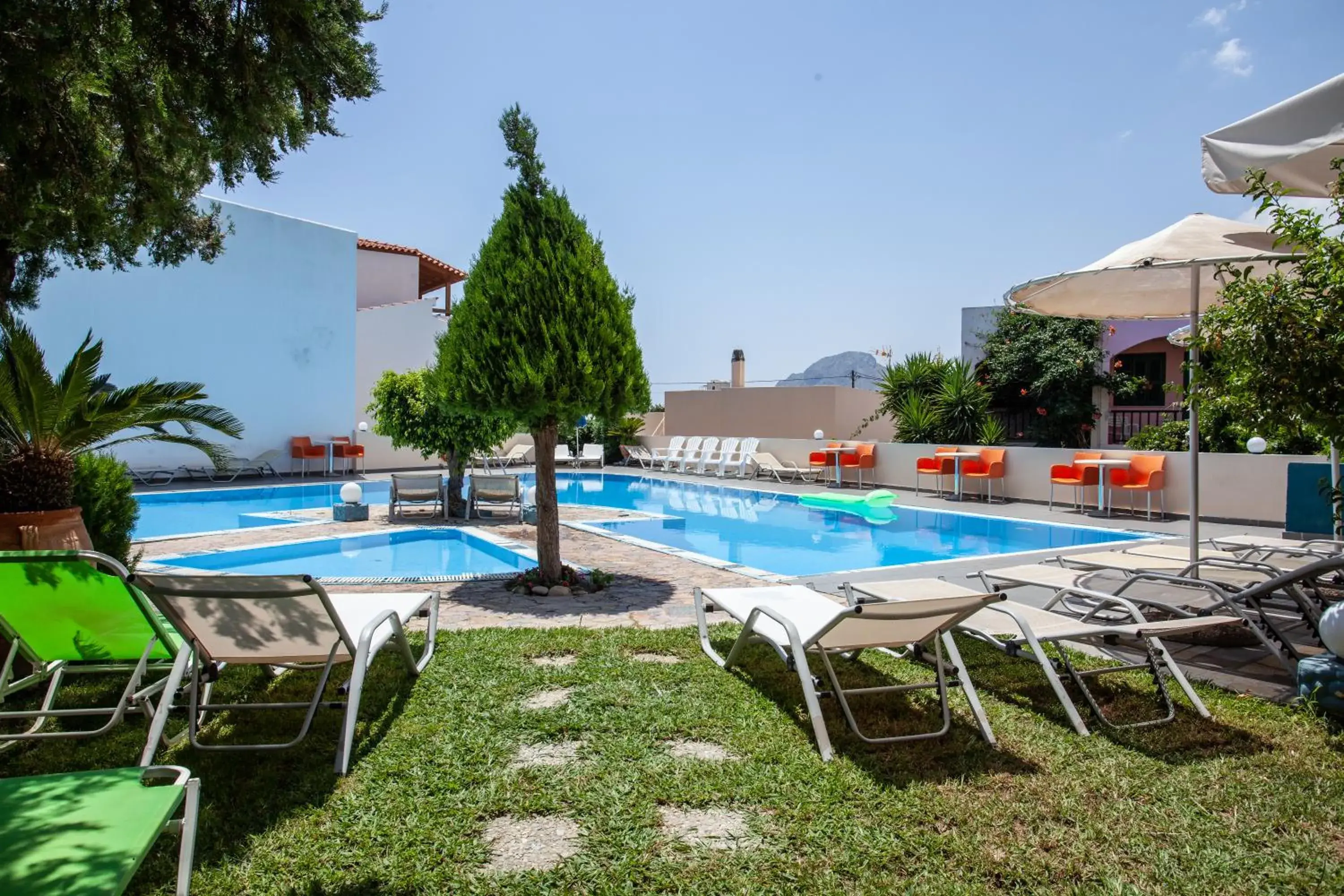 Garden view in Myrtis Spa Hotel Garden view in Myrtis Spa Hotel