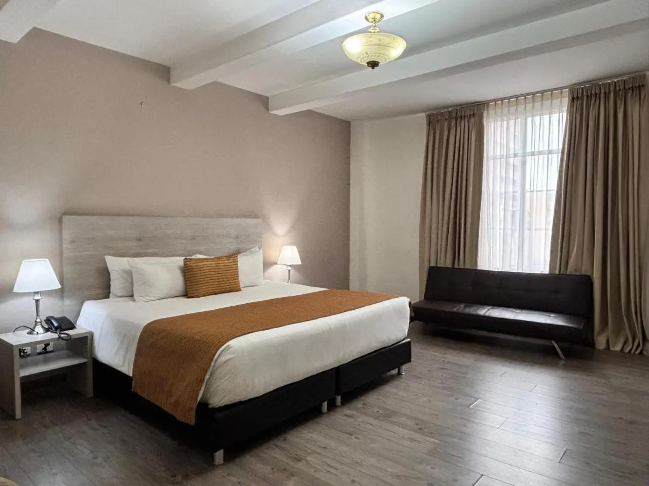 View (from property/room), Bed in Hotel Nutibara