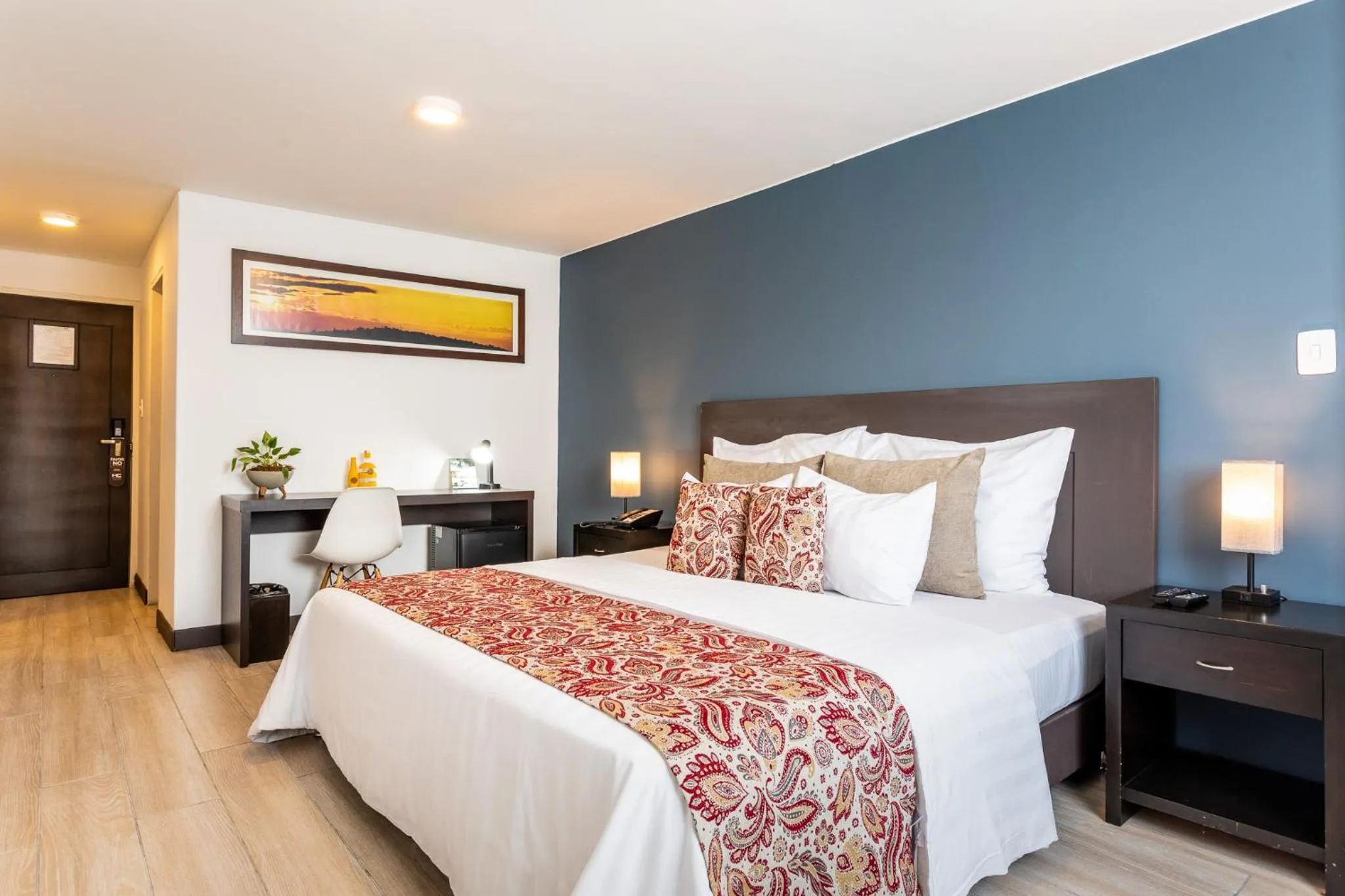 Bed in Hotel Carretero