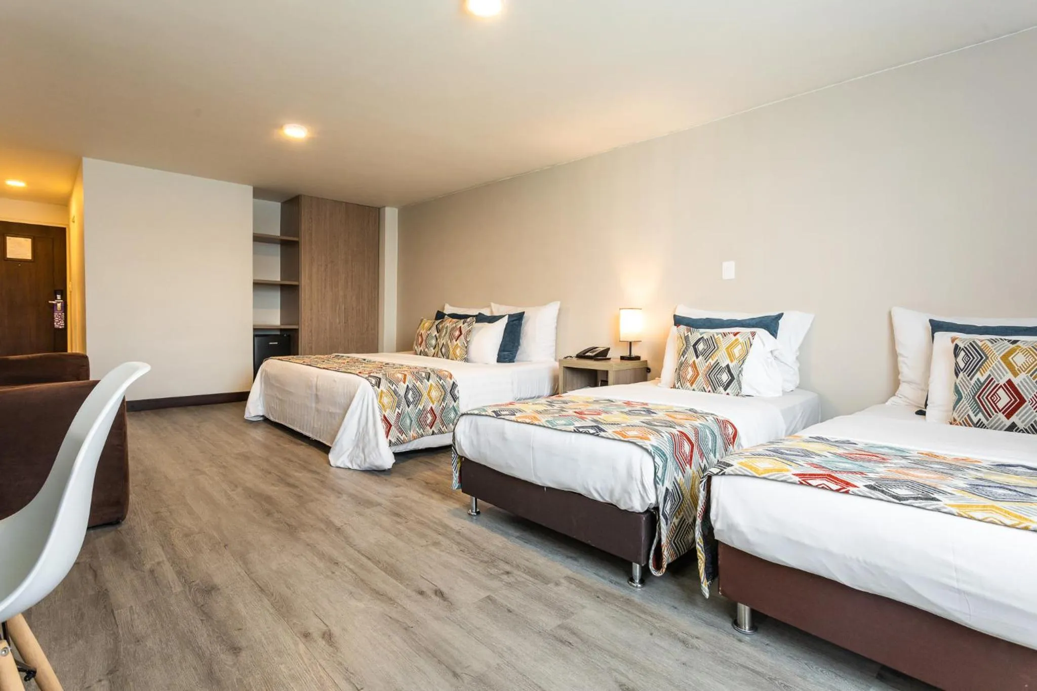 Bed in Hotel Carretero