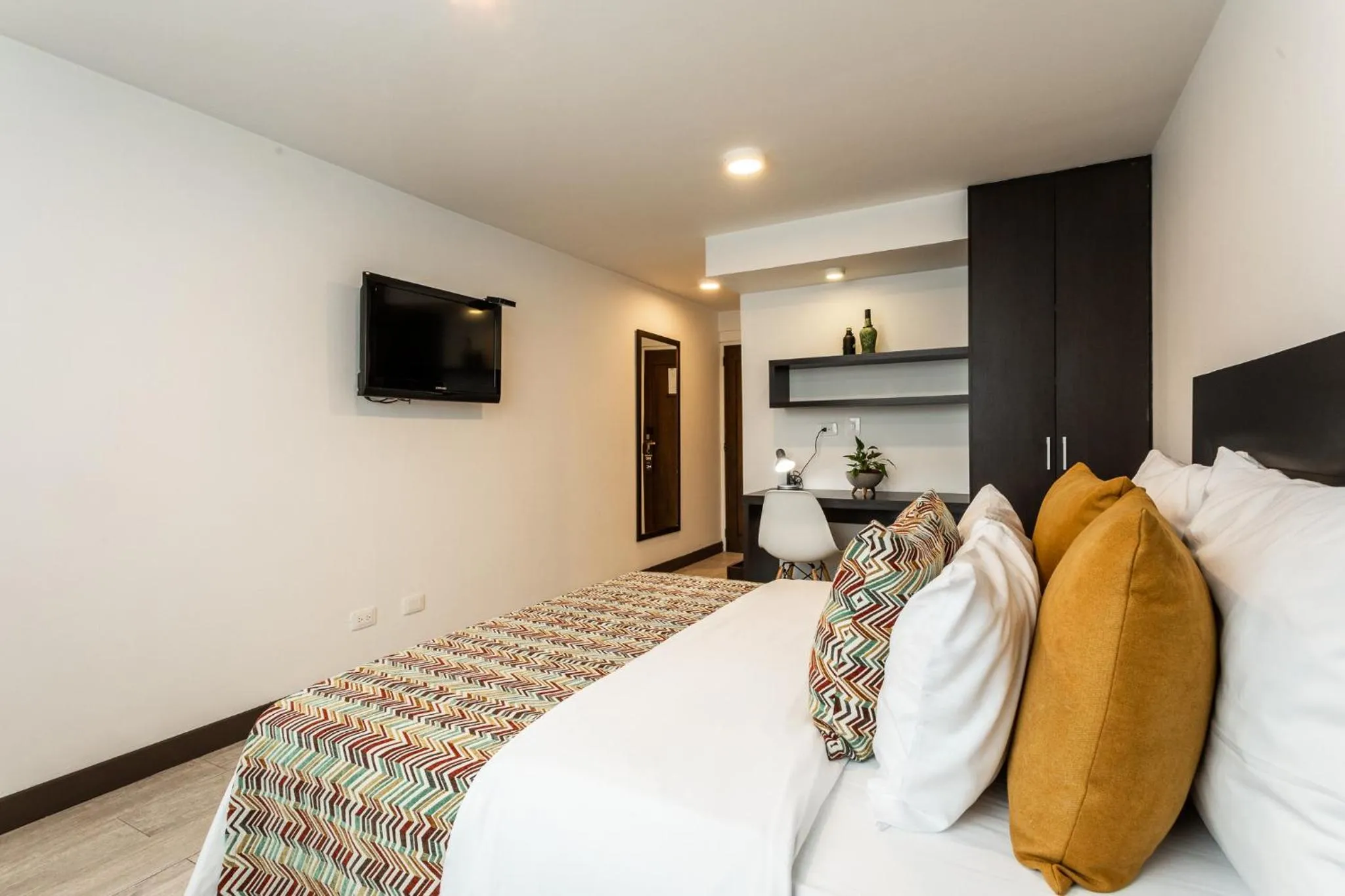 Bed in Hotel Carretero