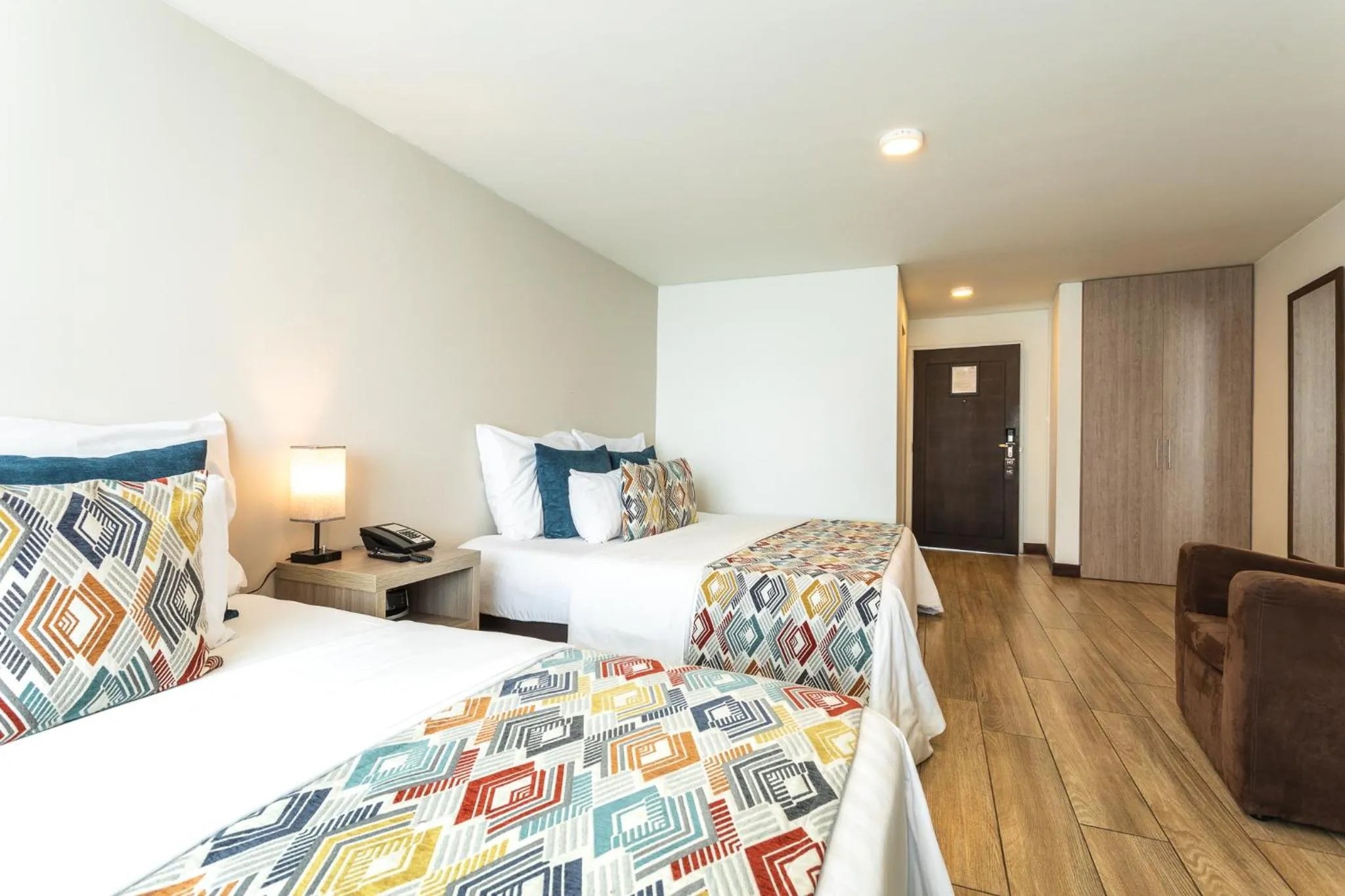 Bed in Hotel Carretero