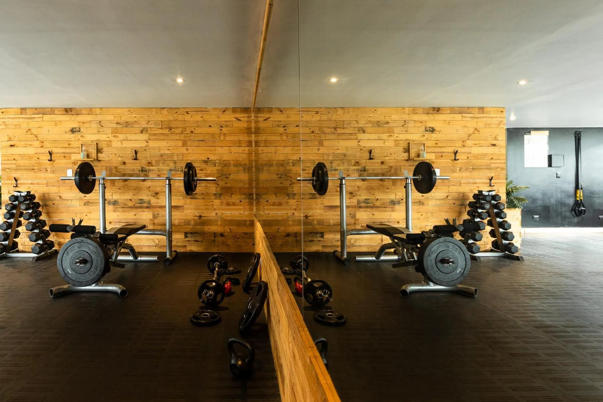 Fitness centre/facilities in Hotel Carretero