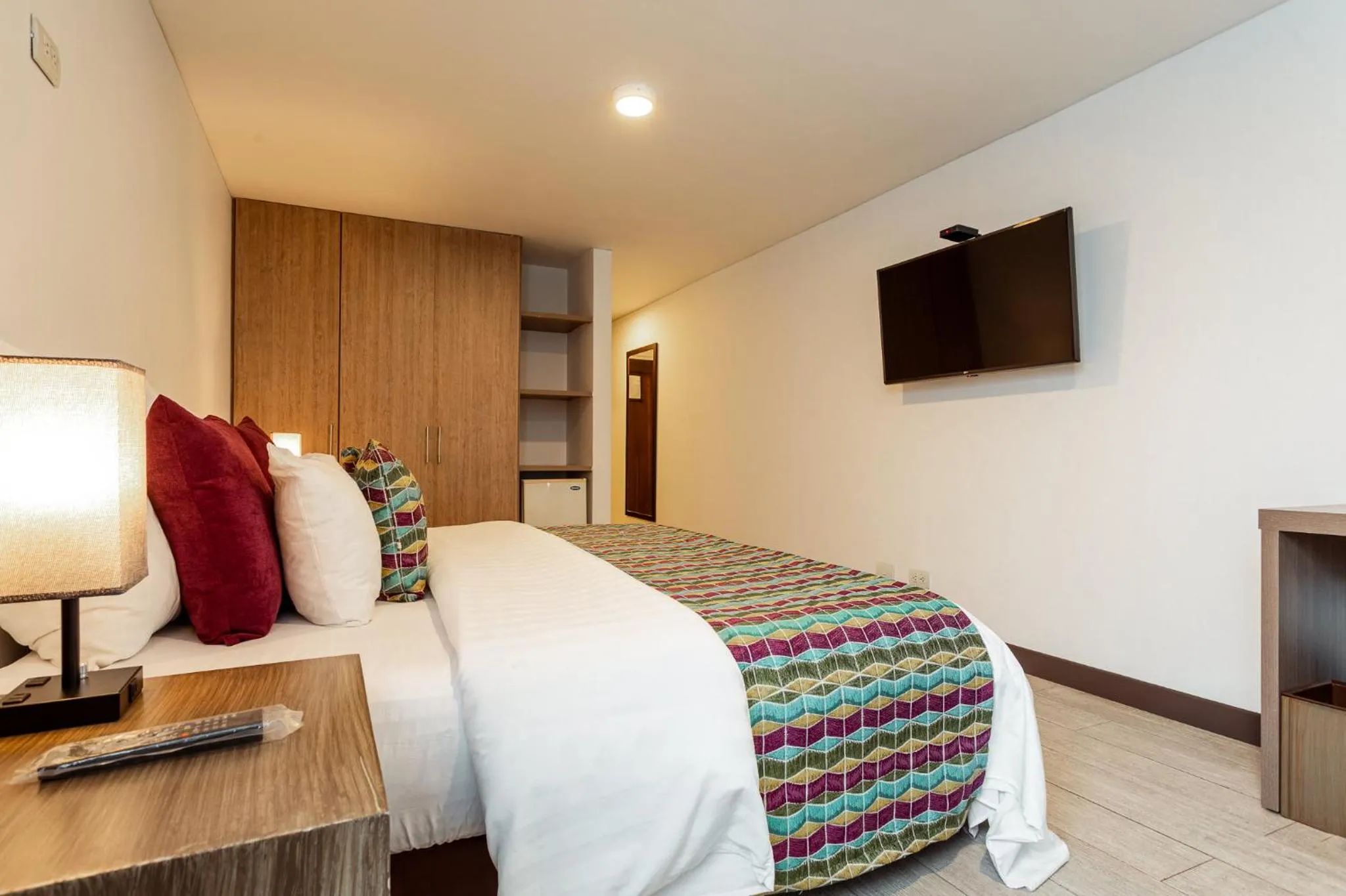 Bed in Hotel Carretero