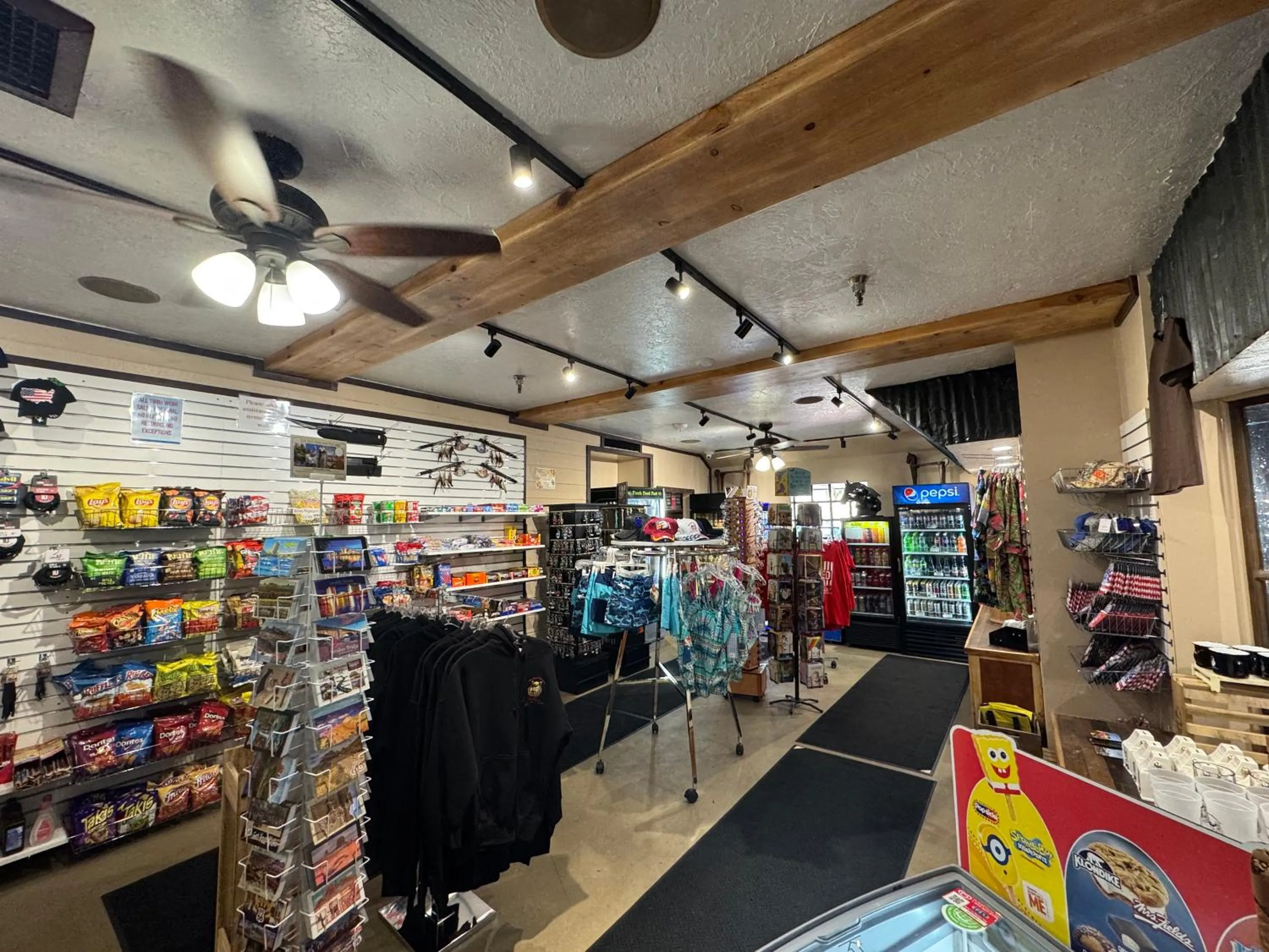 On-site shops in The New Pioneer