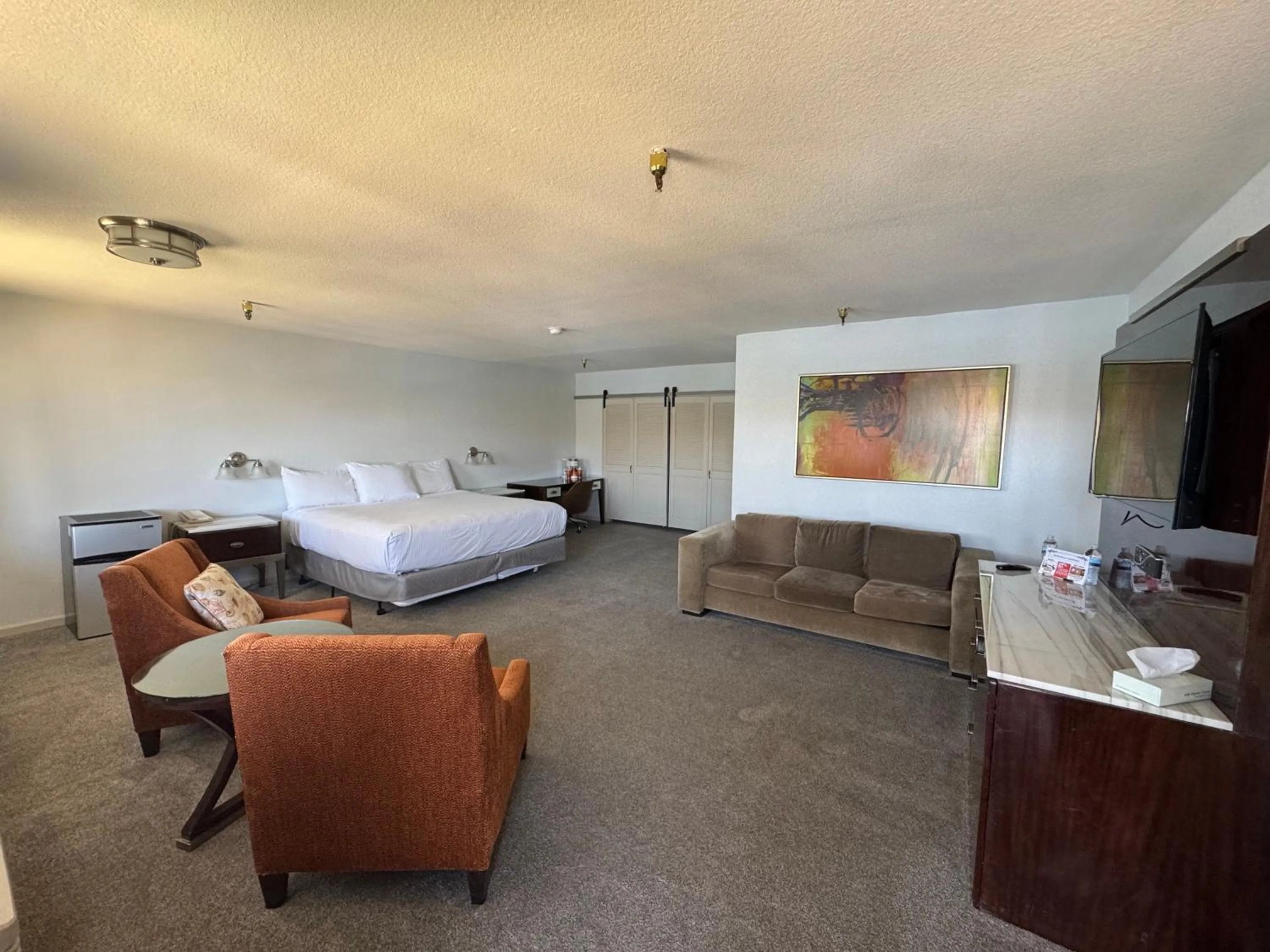 Photo of the whole room, Bed in The New Pioneer