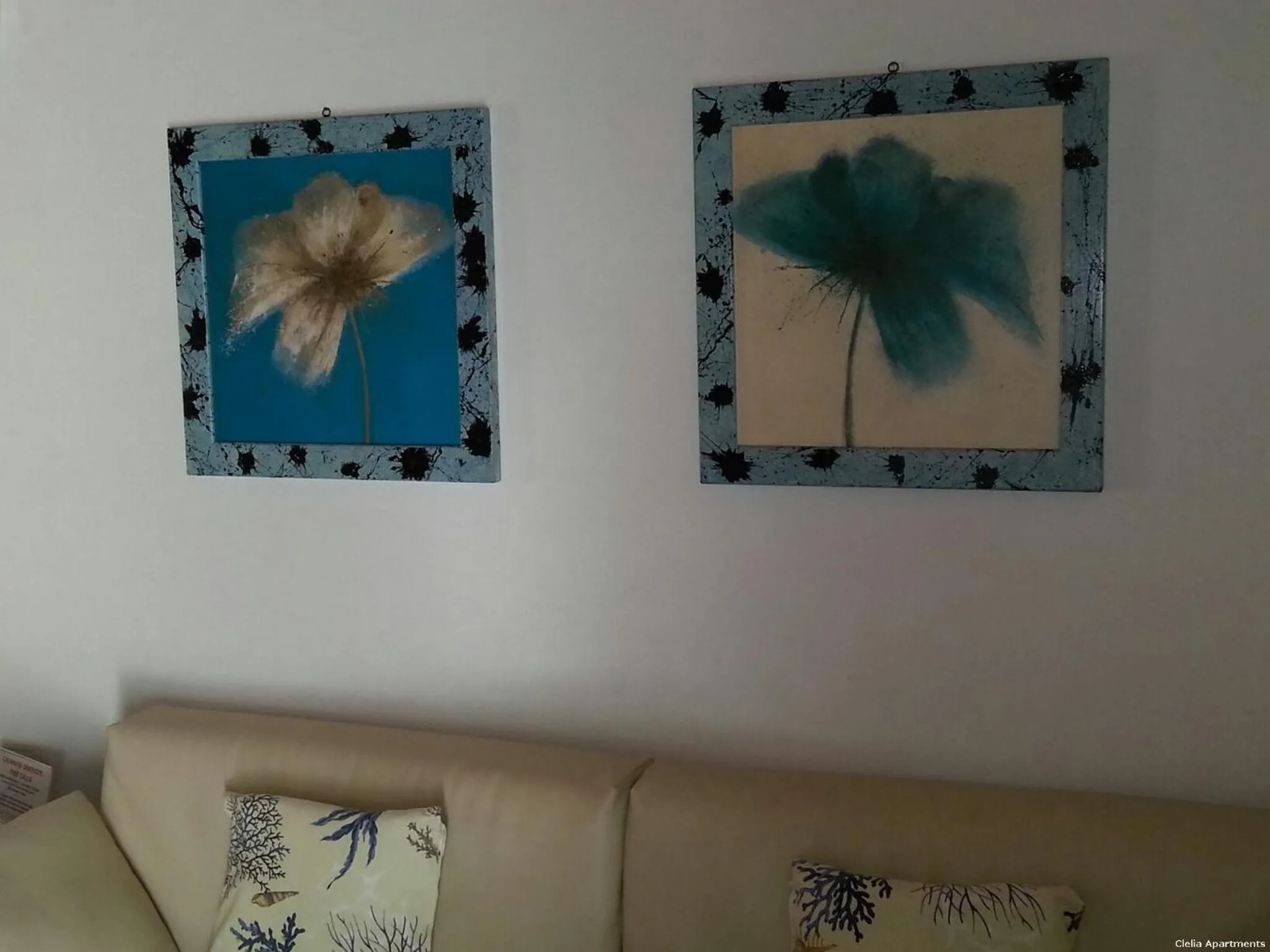 Decorative detail in Clelia Apartments - Deiva Marina