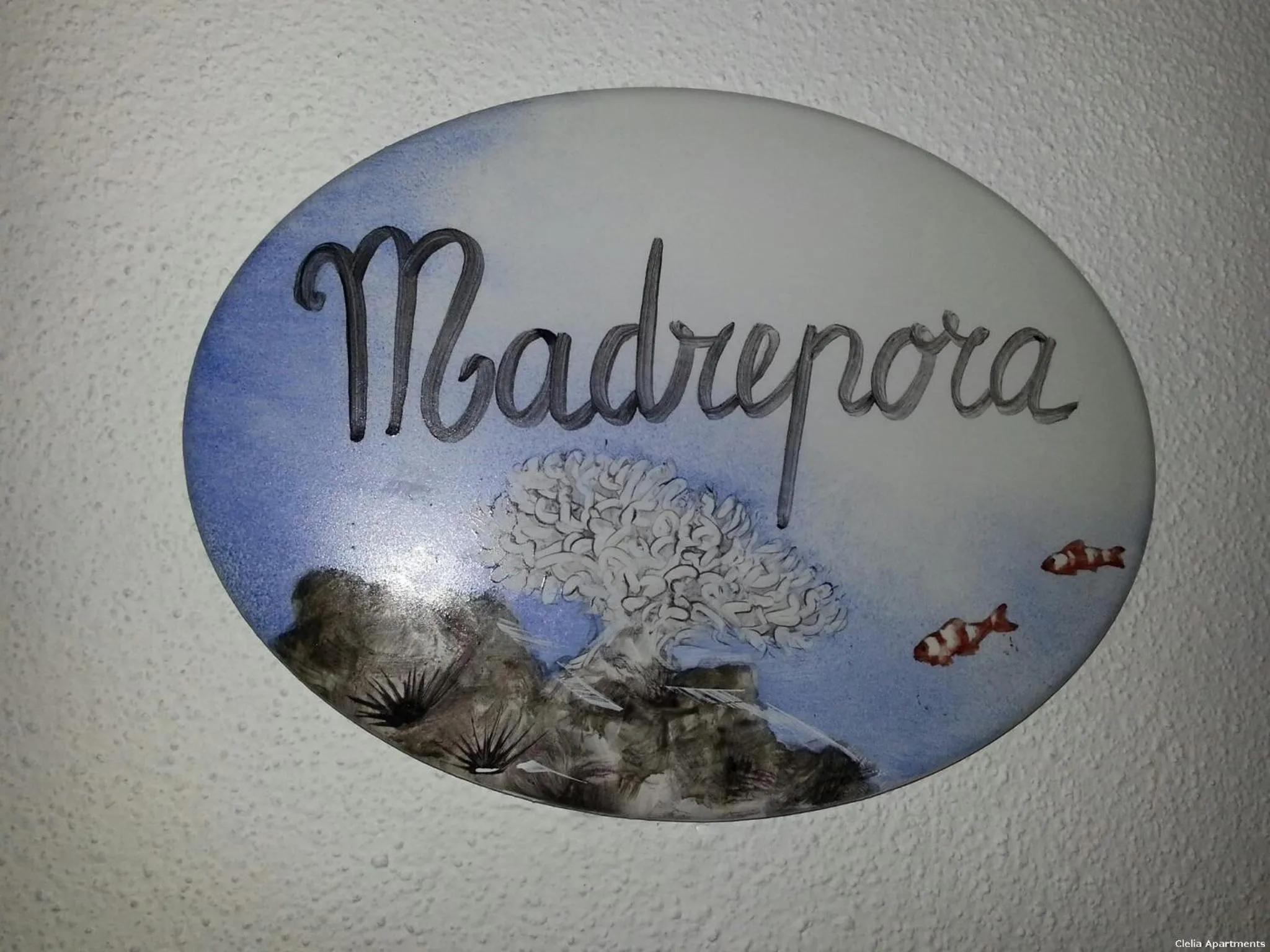 Decorative detail in Clelia Apartments - Deiva Marina