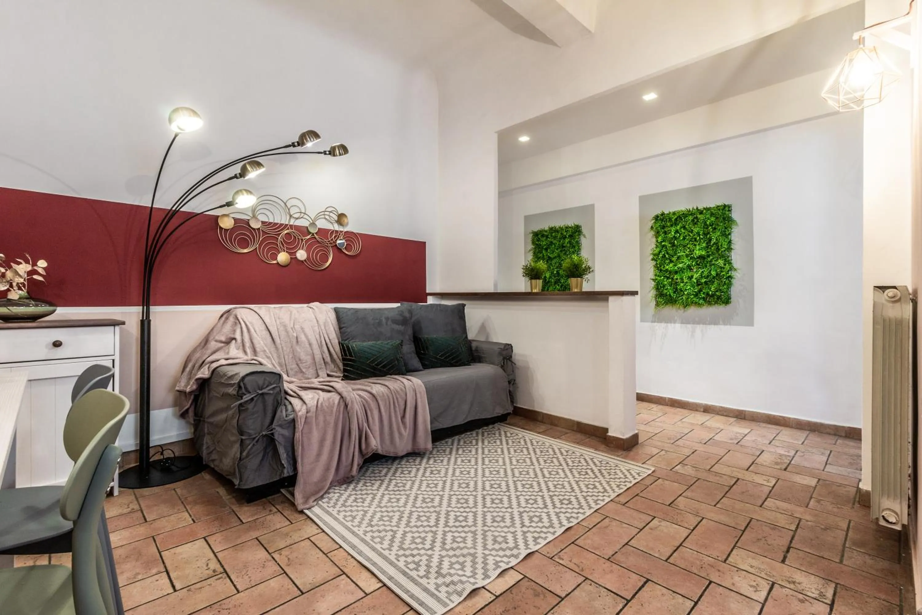 Seating area in Wine Apartments Florence Ansonica