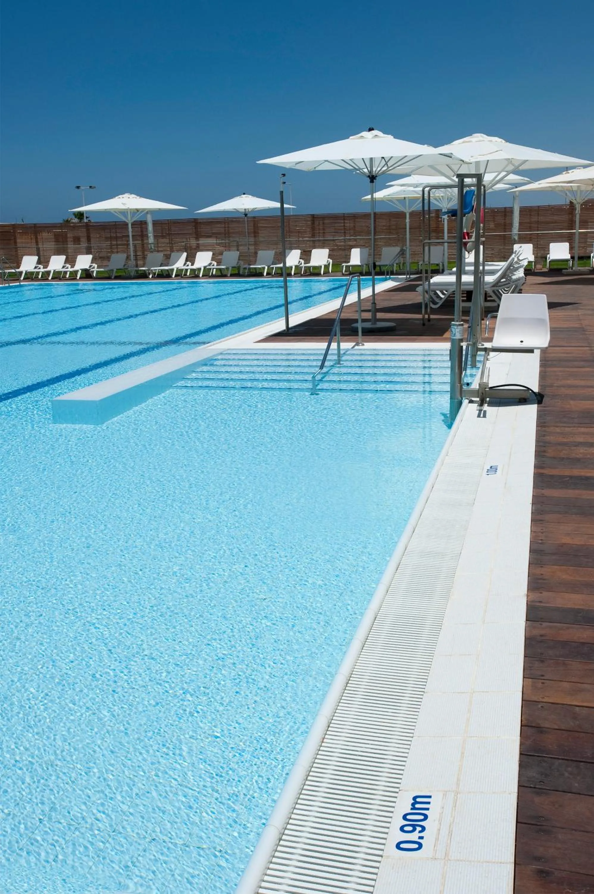 Pool view in West Tel Aviv- All Suites Hotel By The Sea