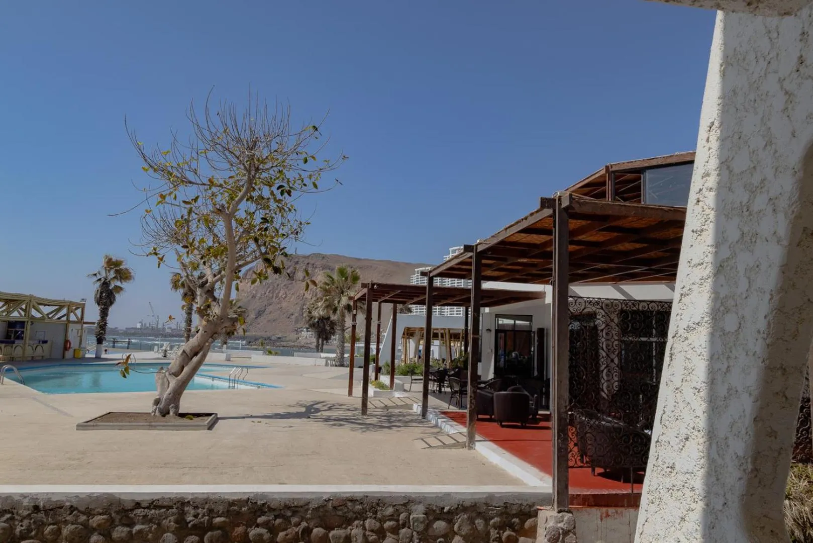 Garden view in Panamericana Hotel Arica