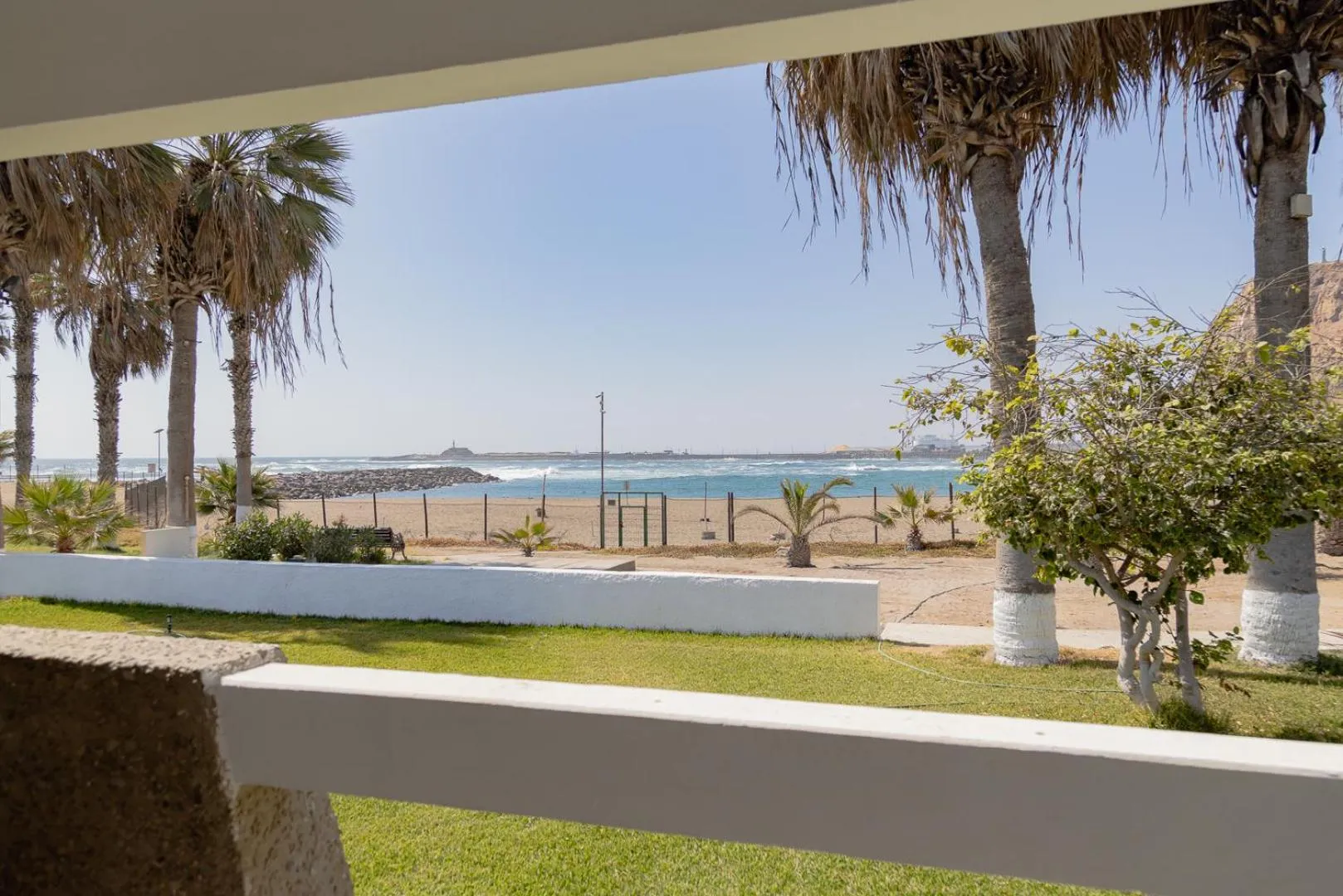 Garden view in Panamericana Hotel Arica