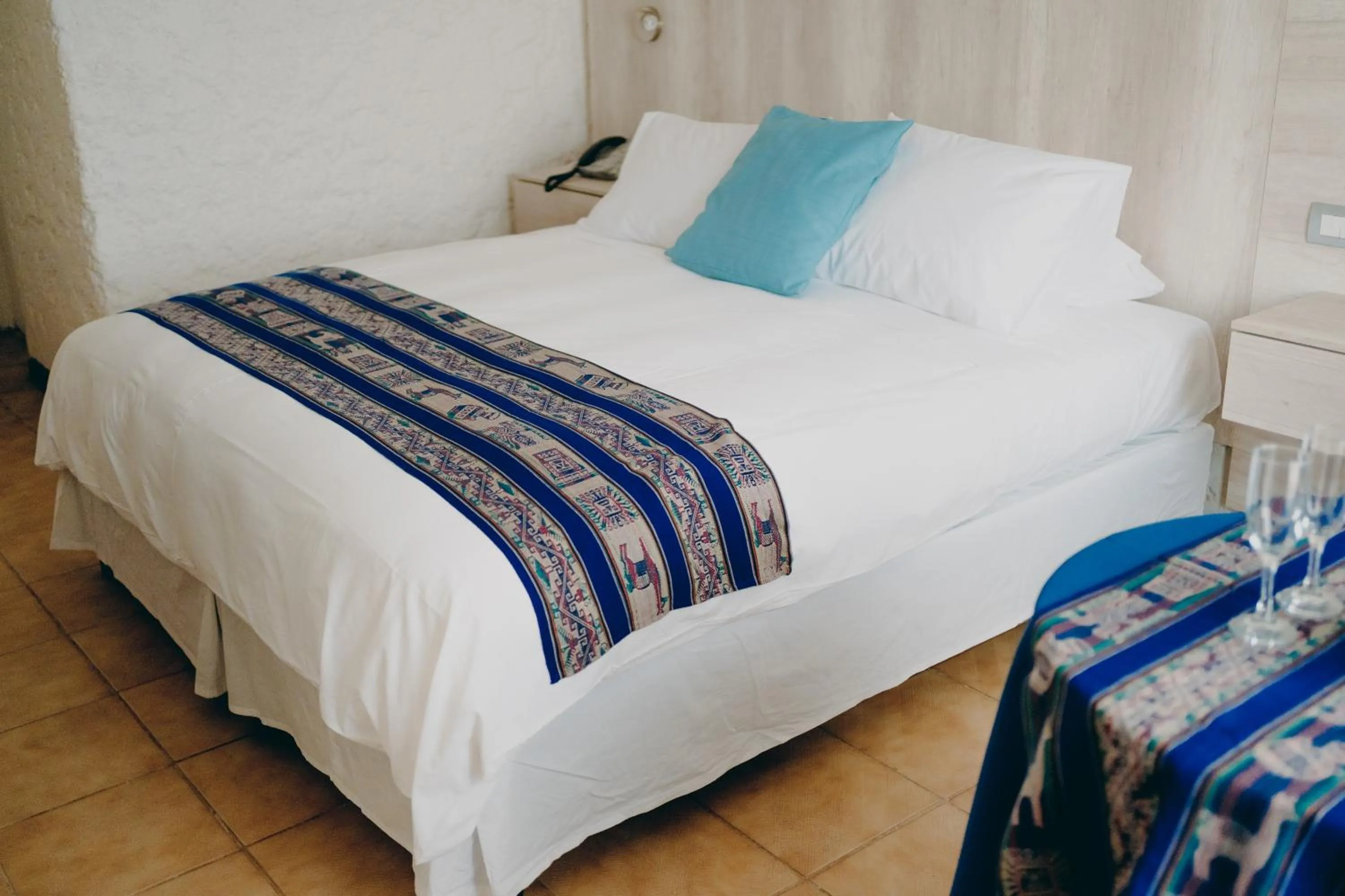Bed in Panamericana Hotel Arica