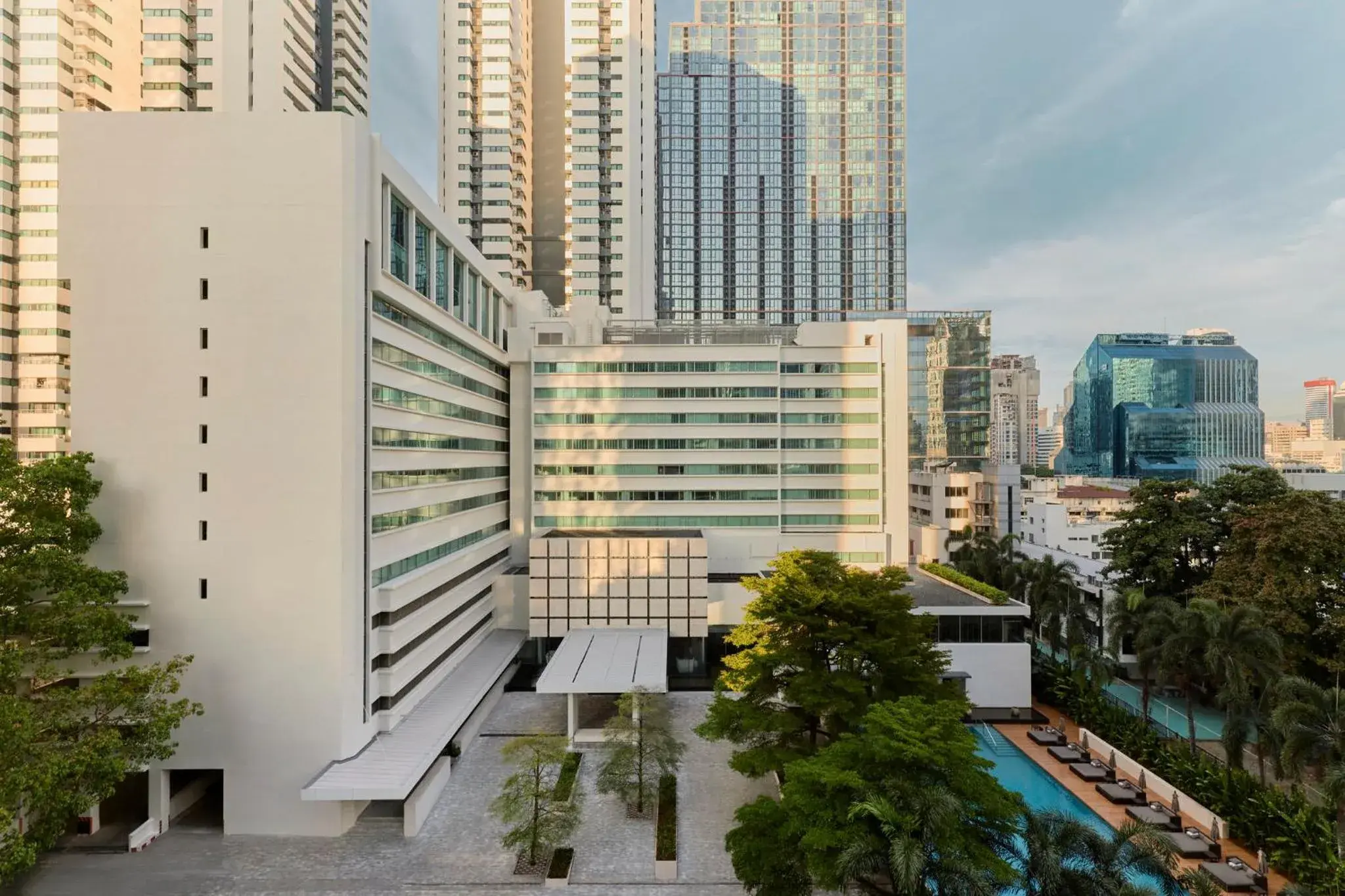 Bird's eye view in COMO Metropolitan Bangkok Bird's eye view in COMO Metropolitan Bangkok