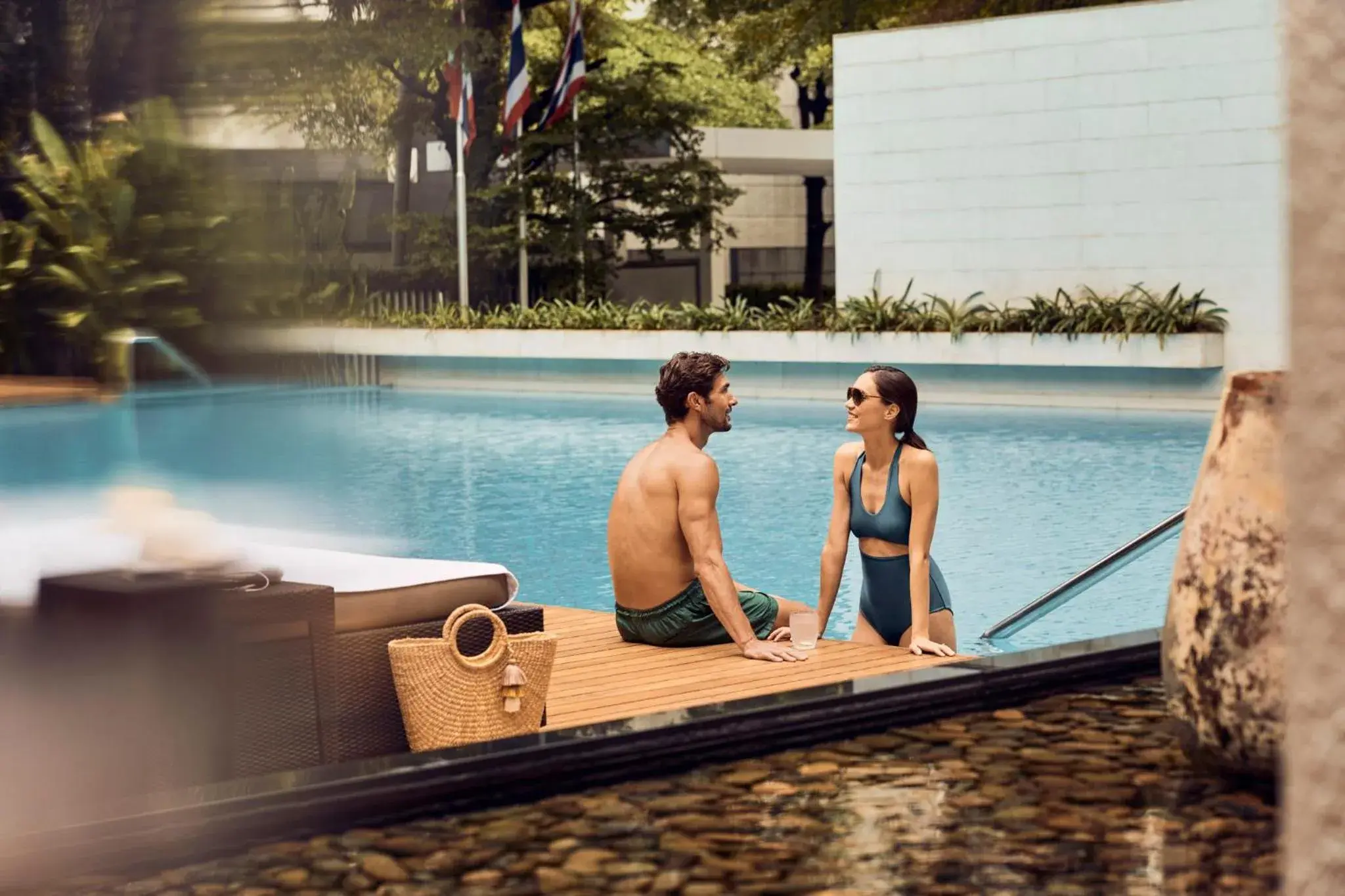 Swimming pool in COMO Metropolitan Bangkok Swimming pool in COMO Metropolitan Bangkok