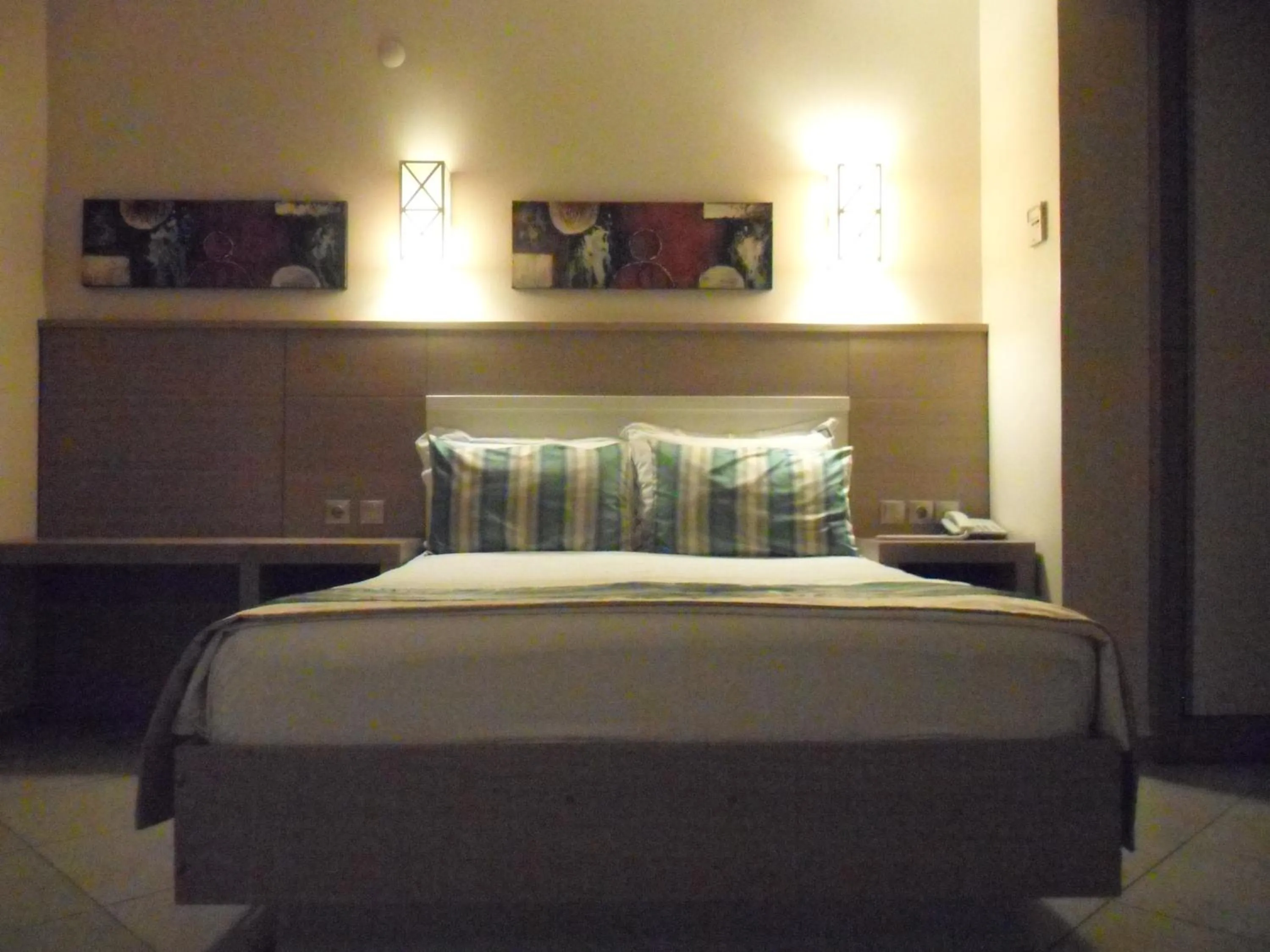 Bed in Asmin Hotel Bodrum