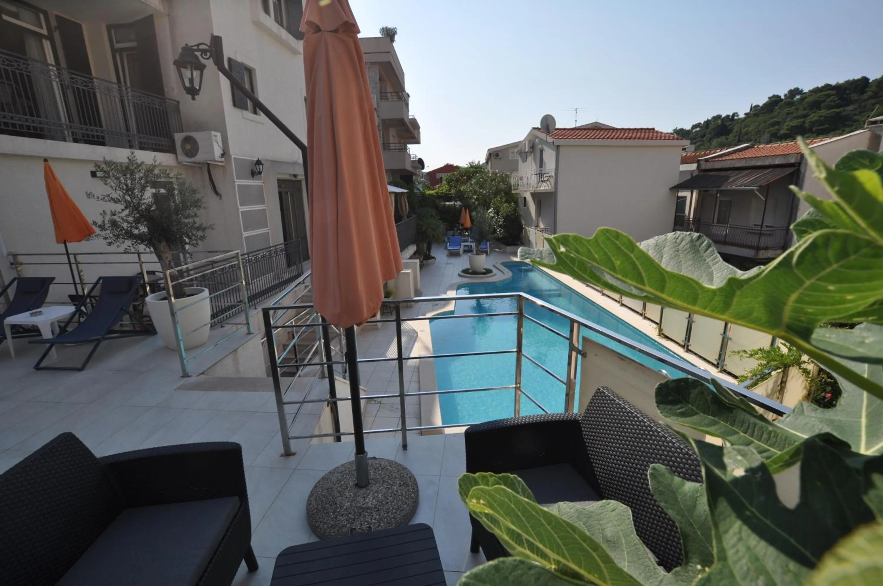 Pool view in Vila Đurić - Ex Hotel Đurić