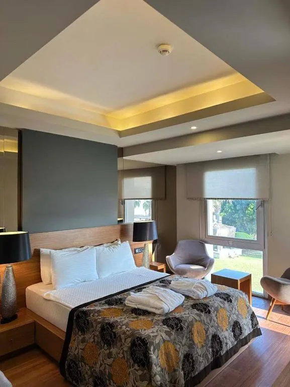 Bed in Hotel Ambrosia