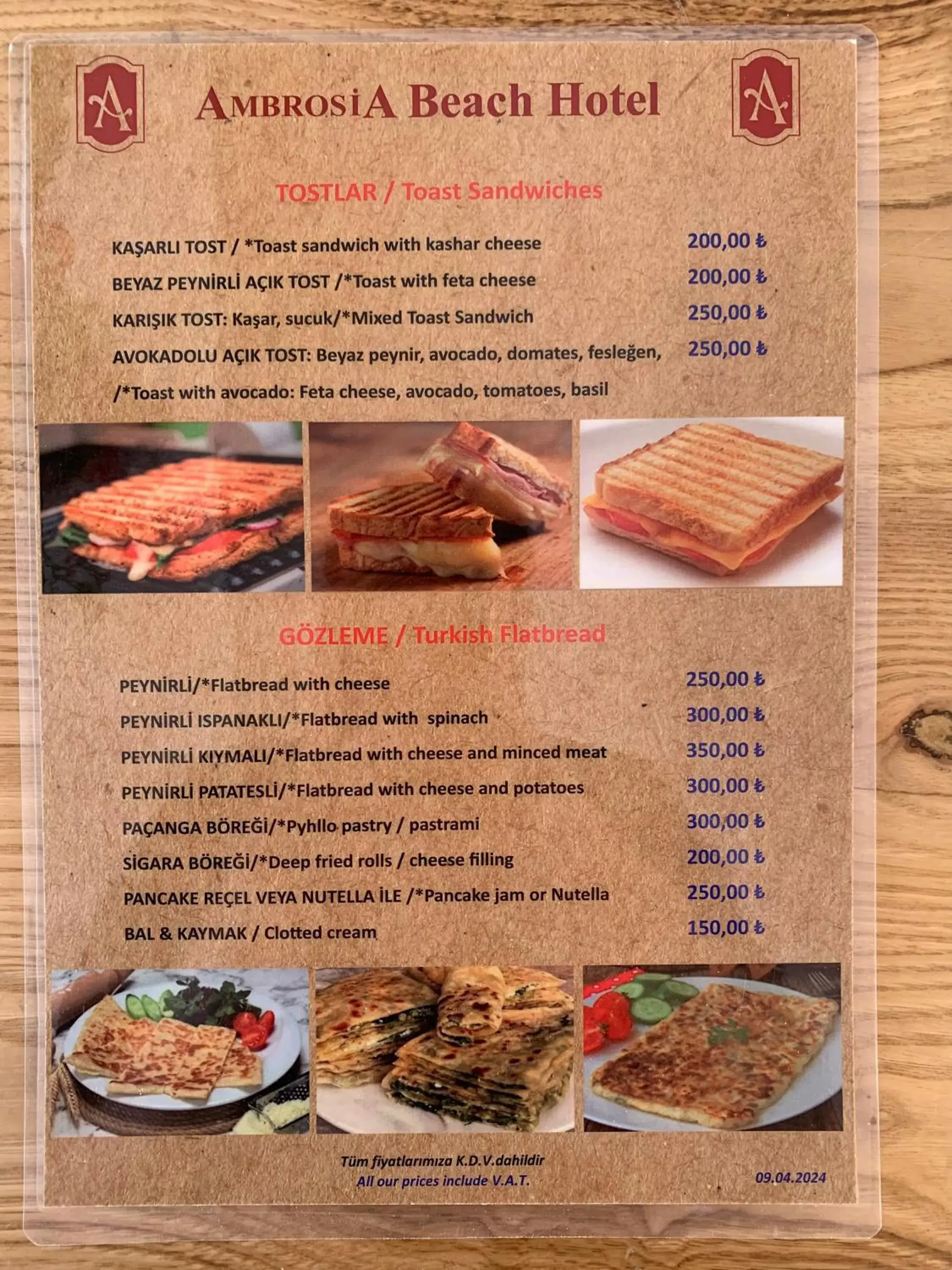 Breakfast in Hotel Ambrosia Breakfast in Hotel Ambrosia