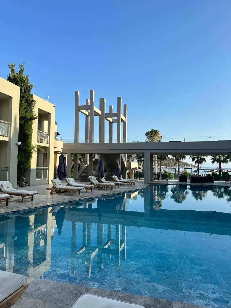 Pool view in Hotel Ambrosia Pool view in Hotel Ambrosia