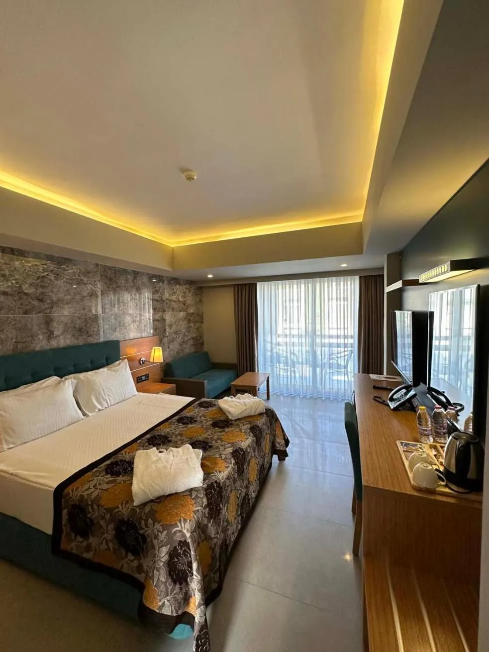 Bed in Hotel Ambrosia