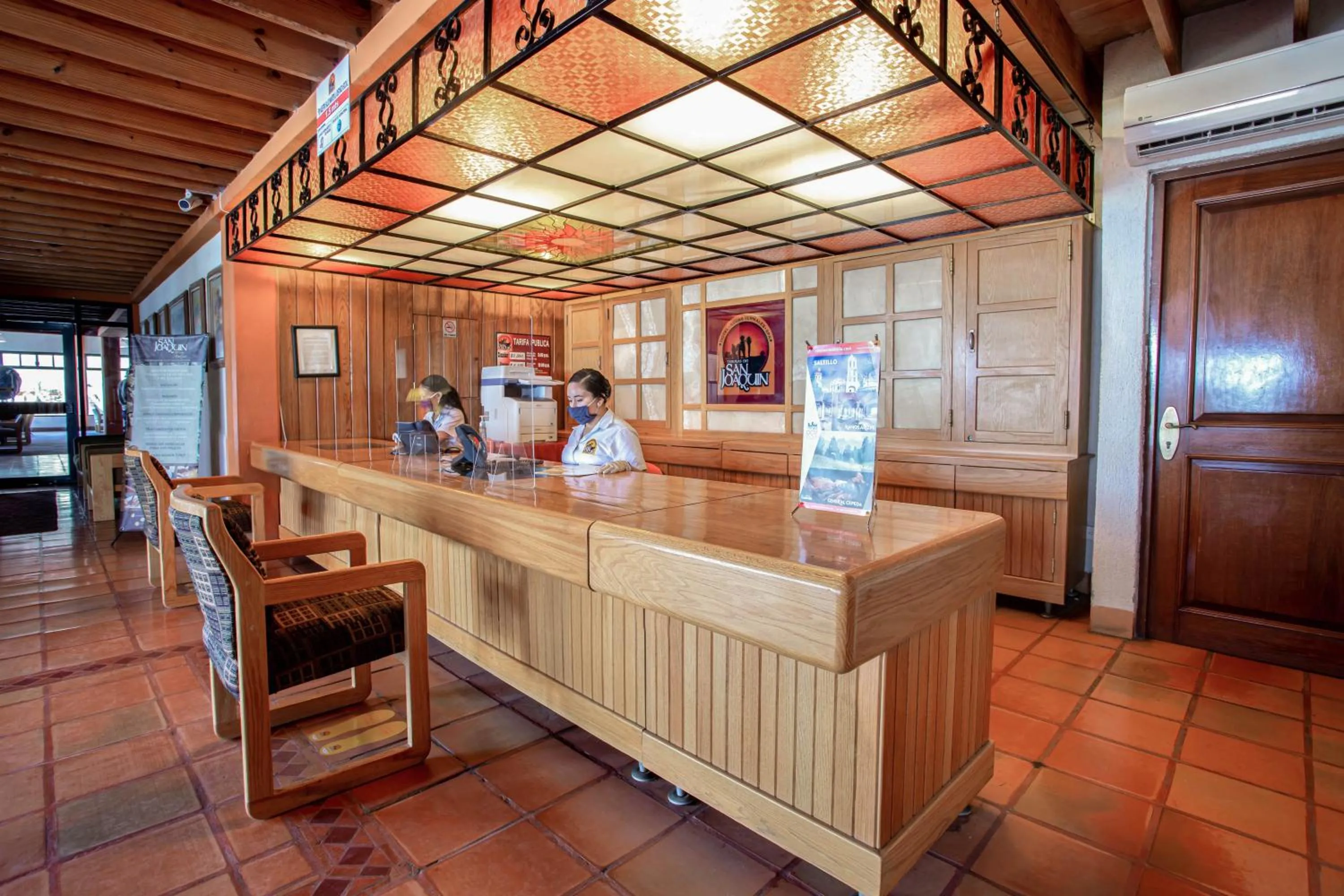 Lobby or reception in Termas de San Joaquin