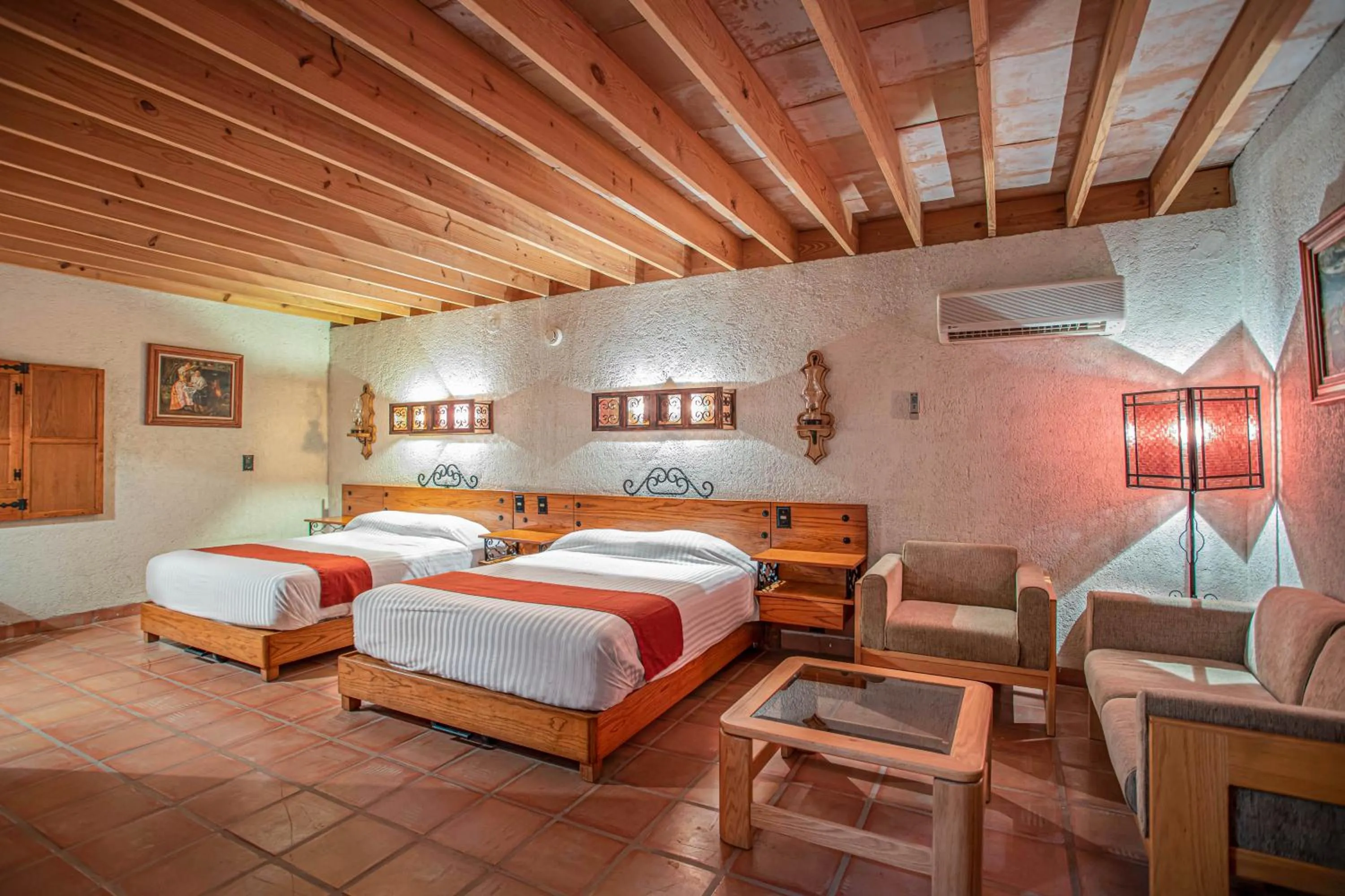 Bed in Termas de San Joaquin