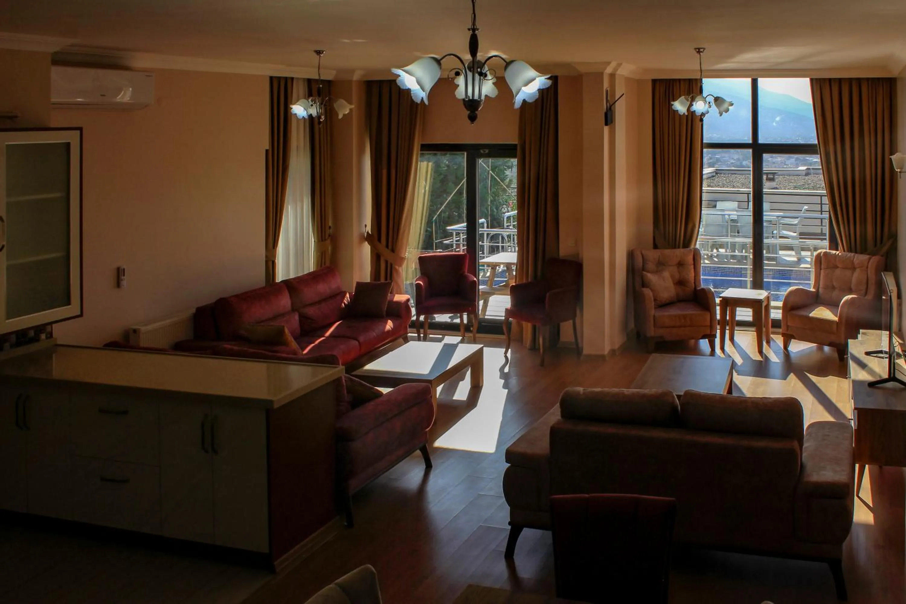 Living room in Sawsana Villalari