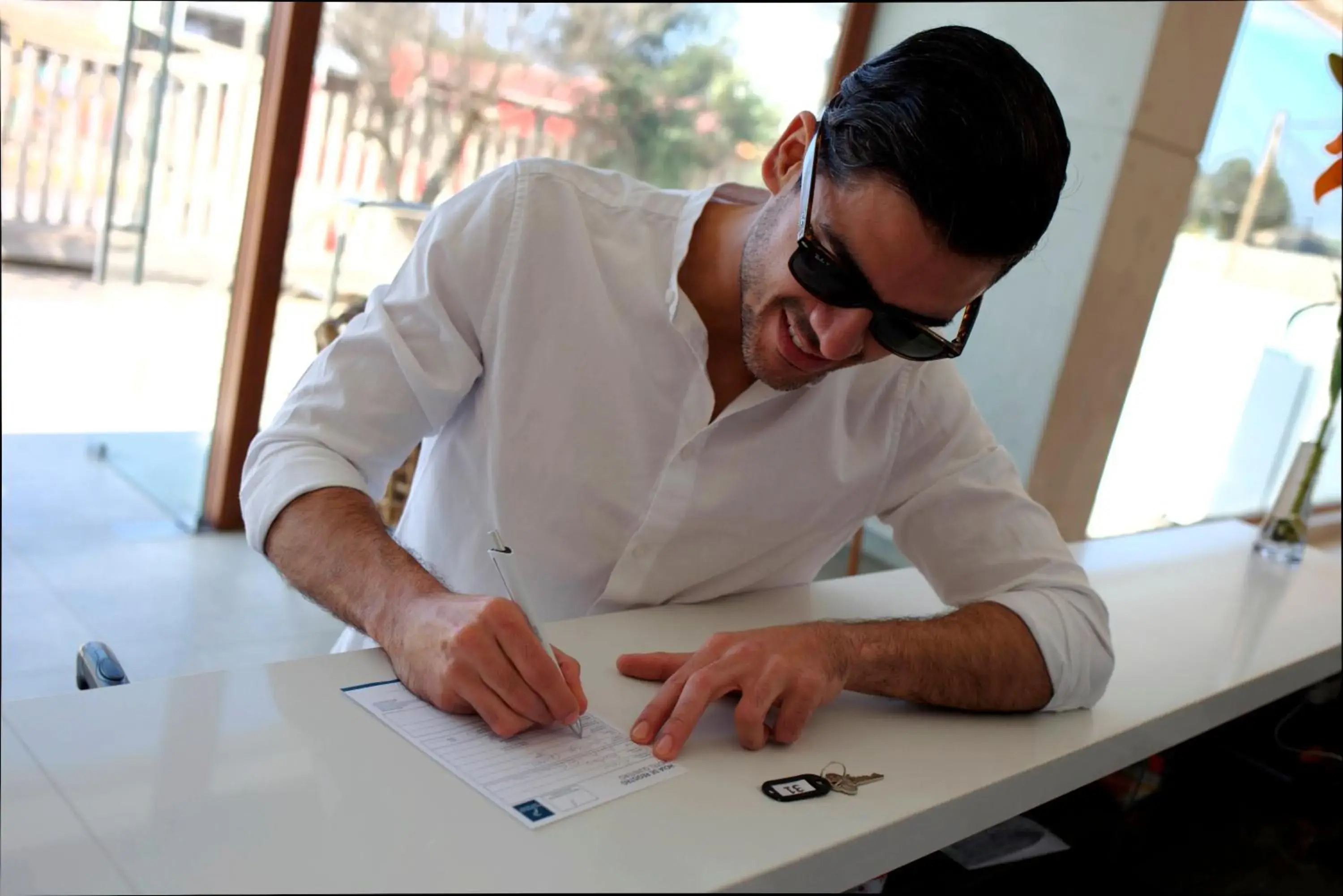 Lobby or reception in Yachting Hotel Quintero Lobby or reception in Yachting Hotel Quintero