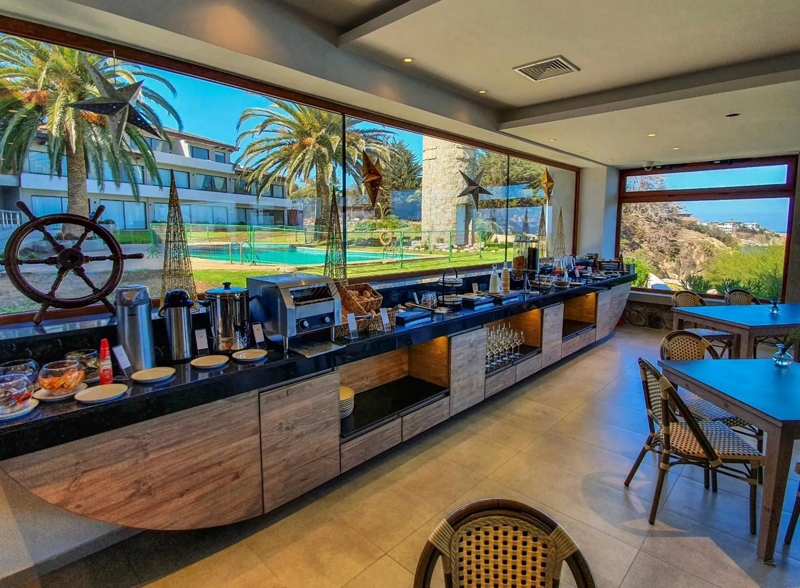 Buffet breakfast in Yachting Hotel Quintero Buffet breakfast in Yachting Hotel Quintero