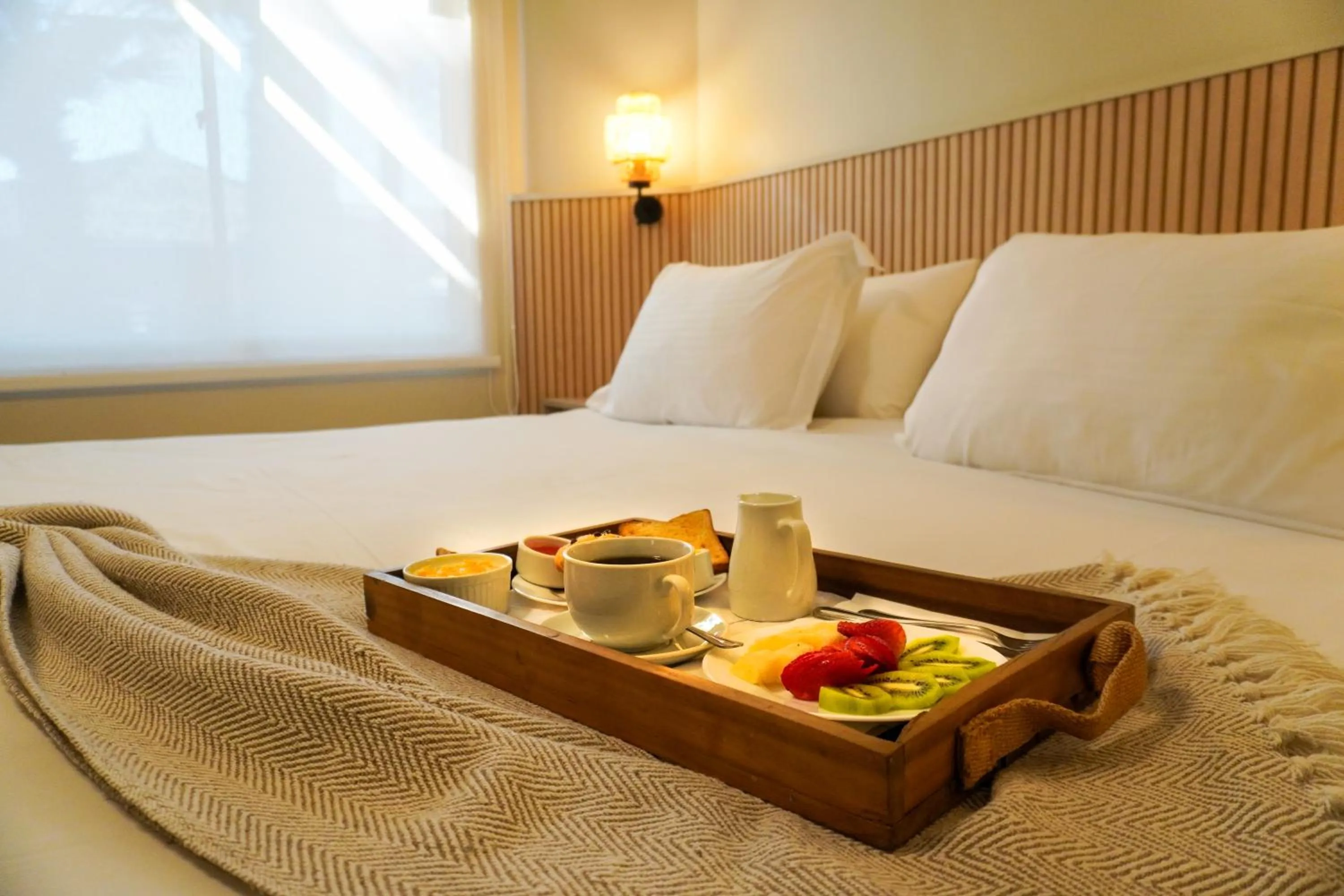 Bed in Hotel Serena Suite