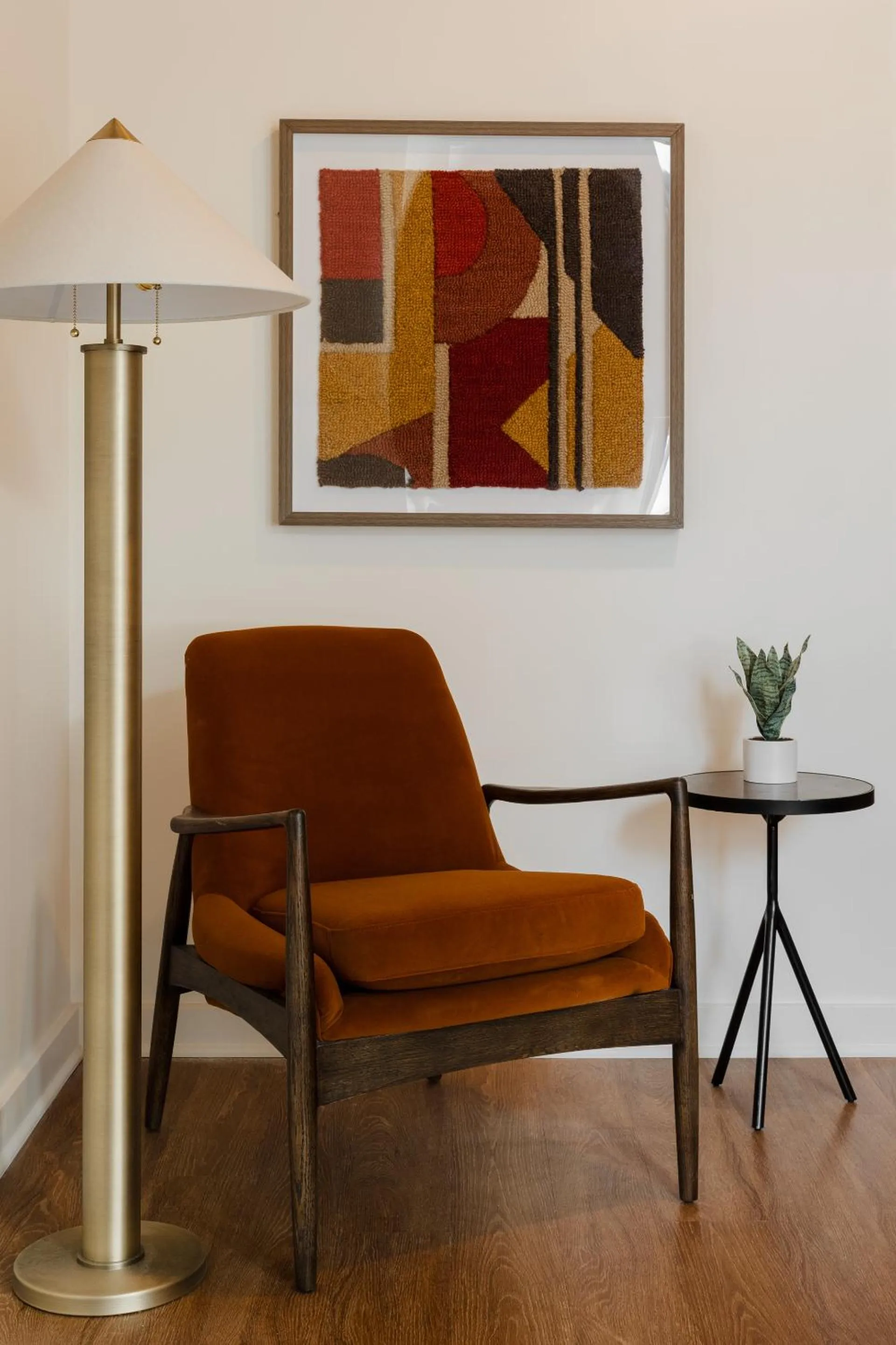 Seating area in FOUND Hotel Chicago River North