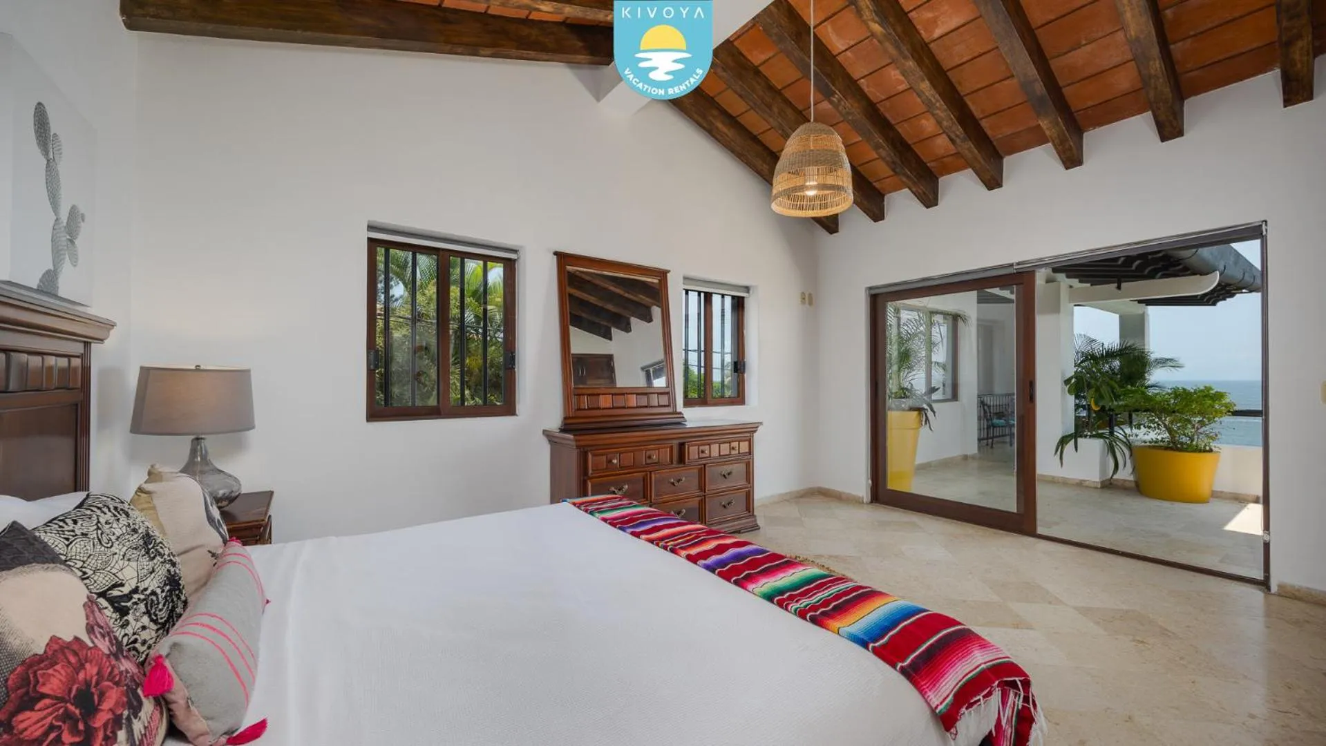 Bedroom, Bed in Casa Bahía Linda by Kivoya