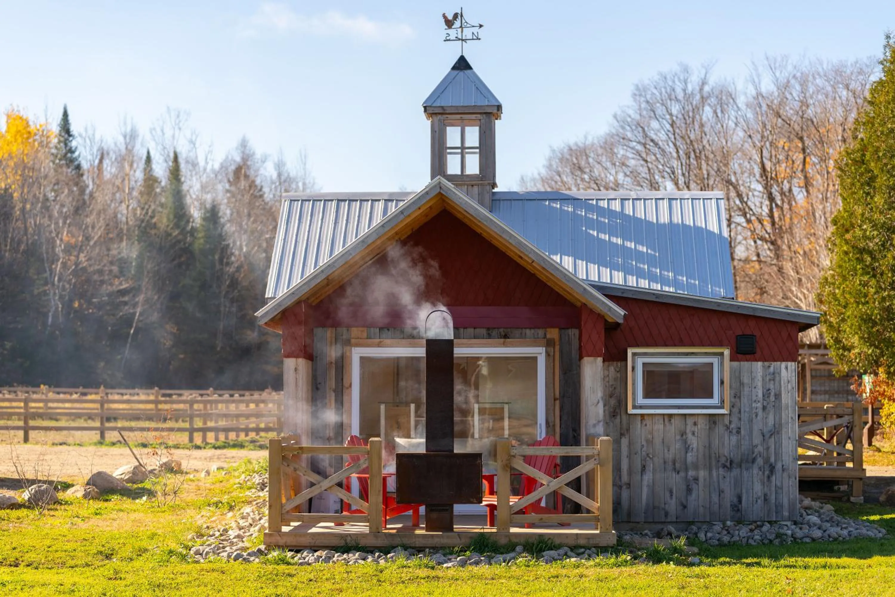 Natural landscape in Le Baluchon Éco-villégiature