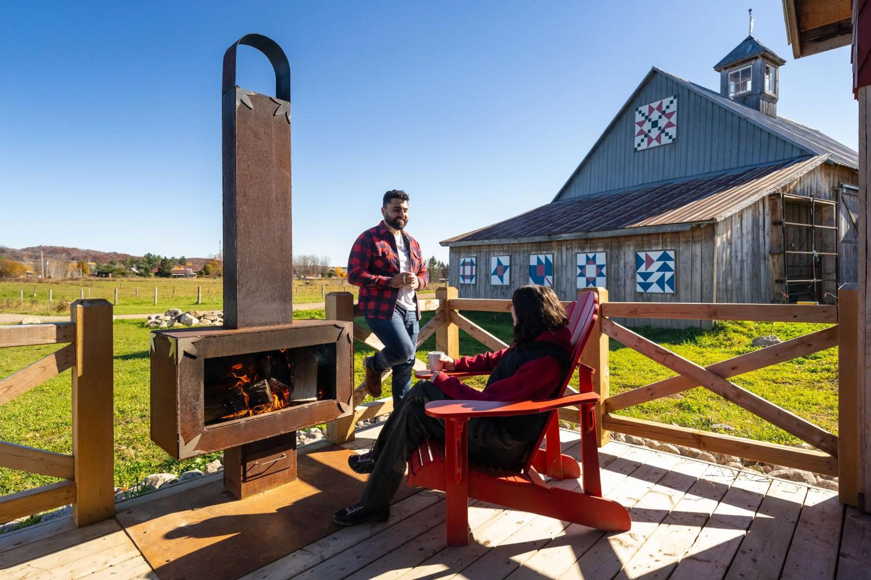 Natural landscape in Le Baluchon Éco-villégiature