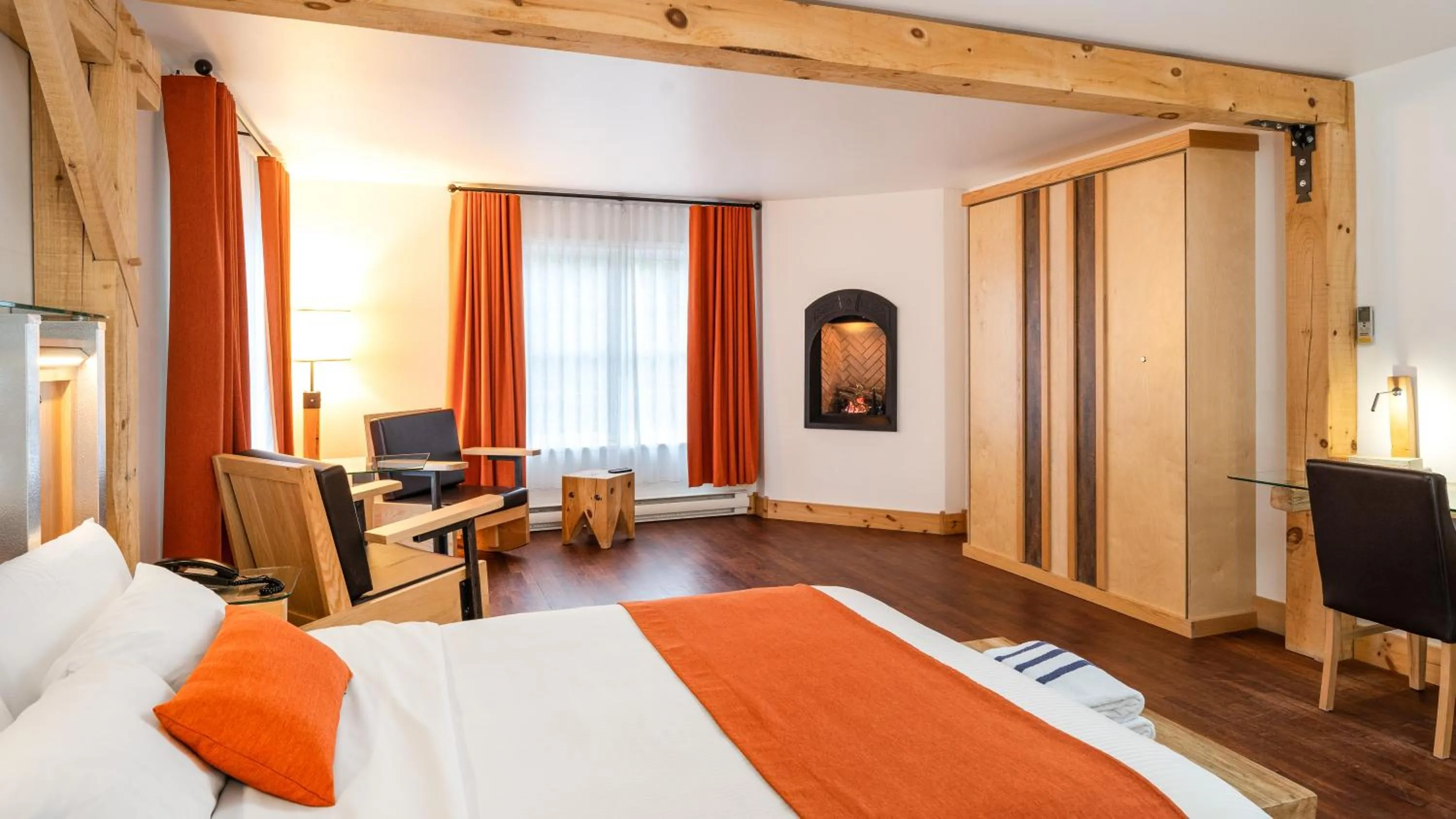 Photo of the whole room, Bed in Le Baluchon Éco-villégiature