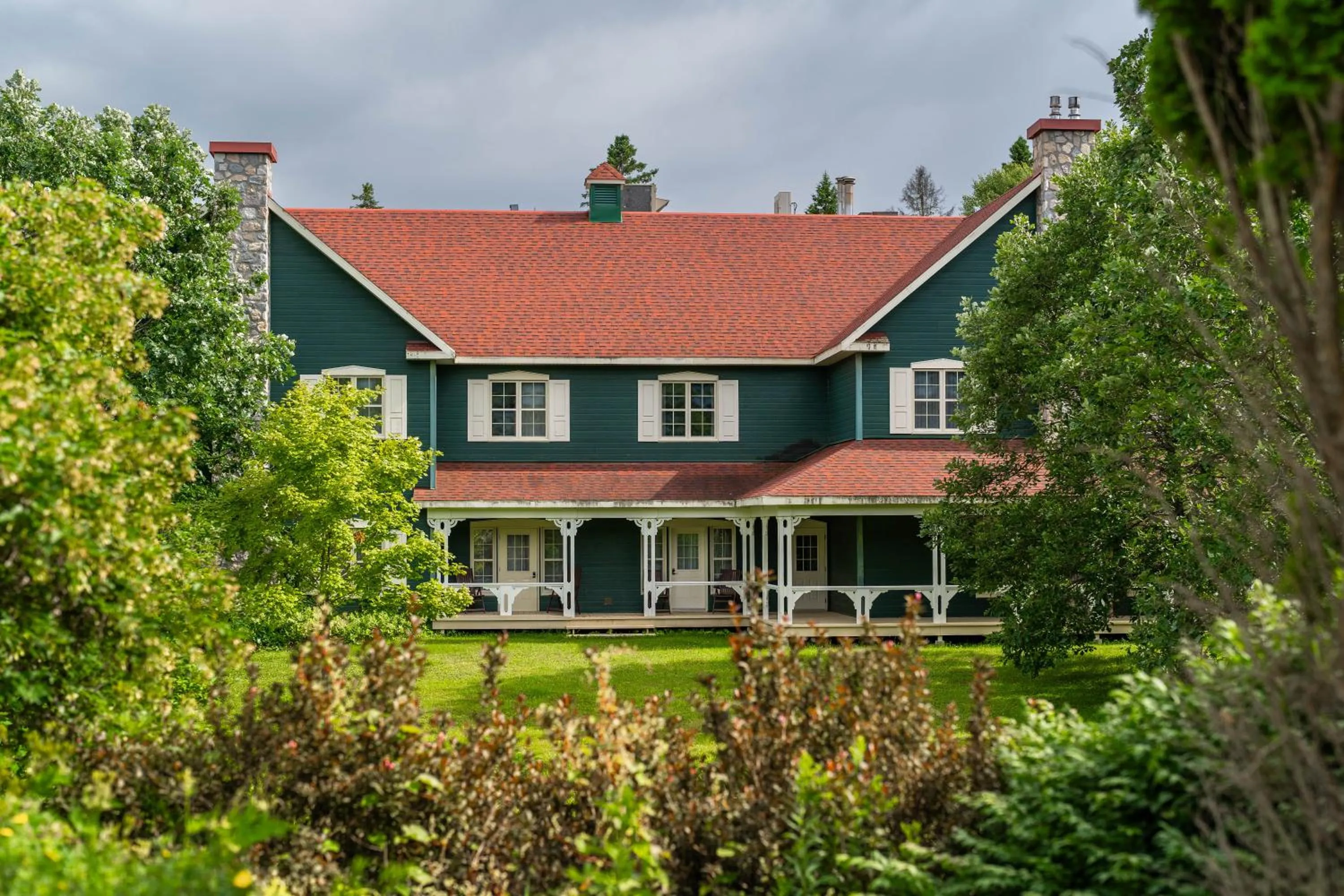 Facade/entrance in Le Baluchon Éco-villégiature