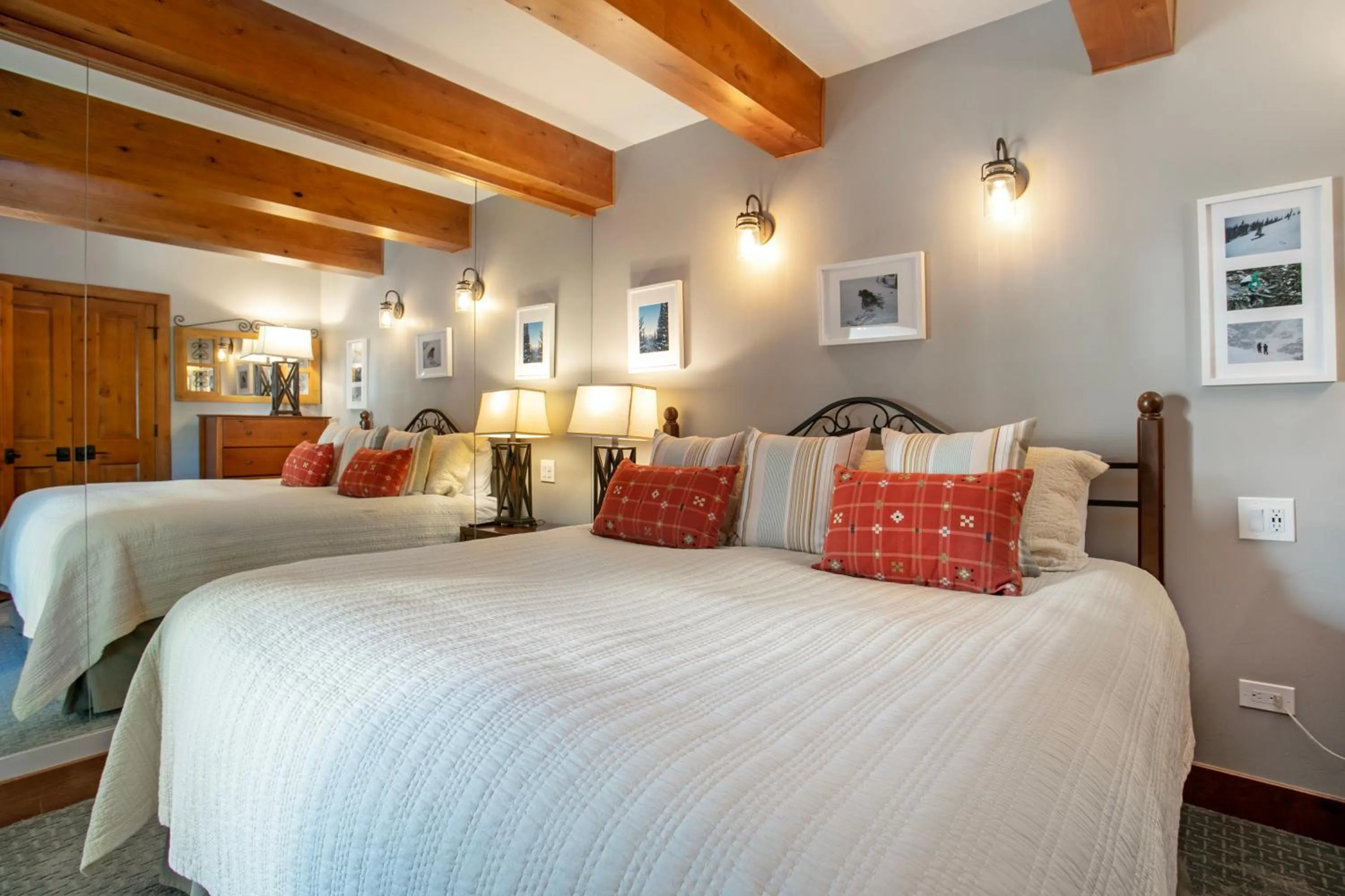 Bed in Antlers at Vail Resort