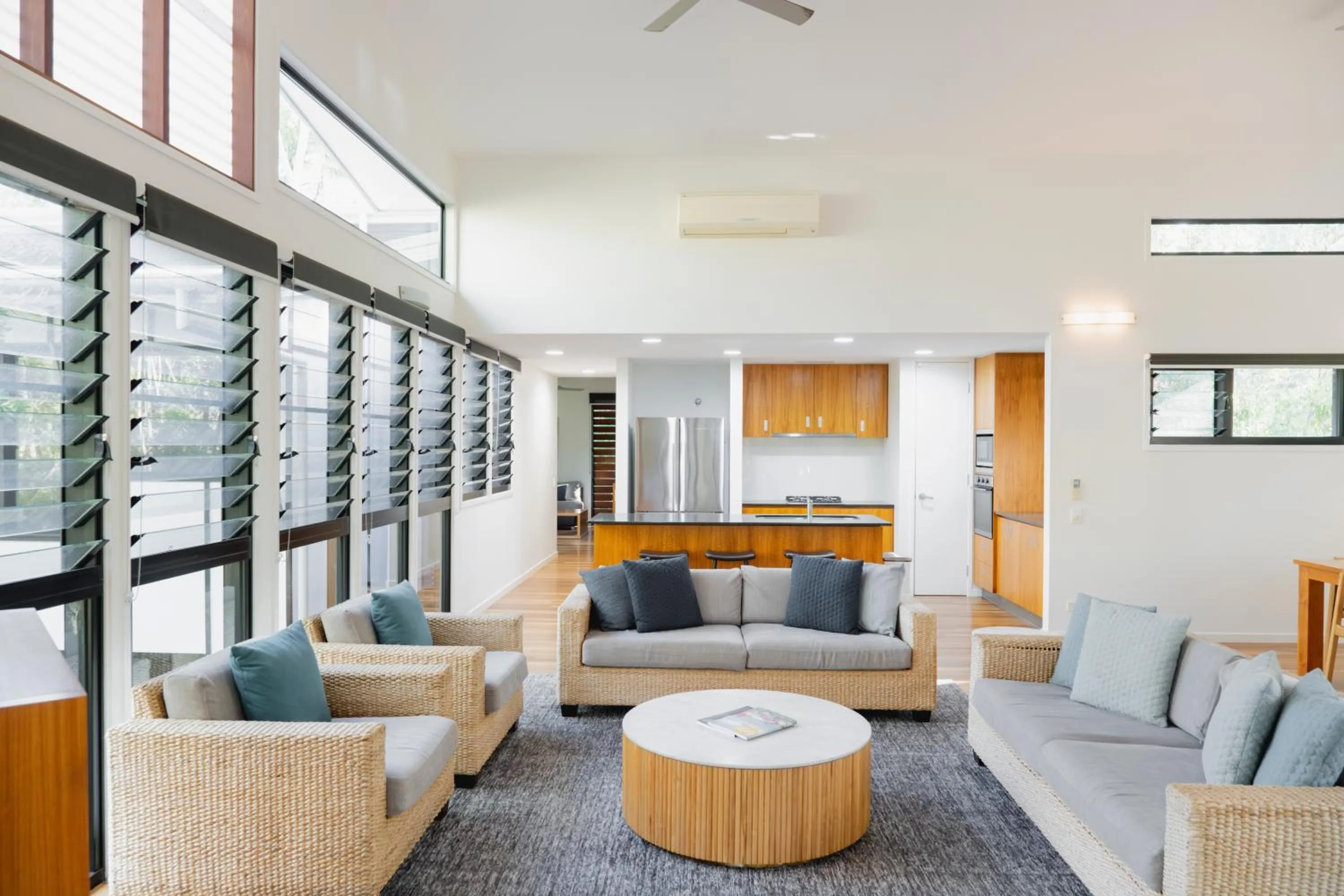 Living room in Beach Road Holiday Homes