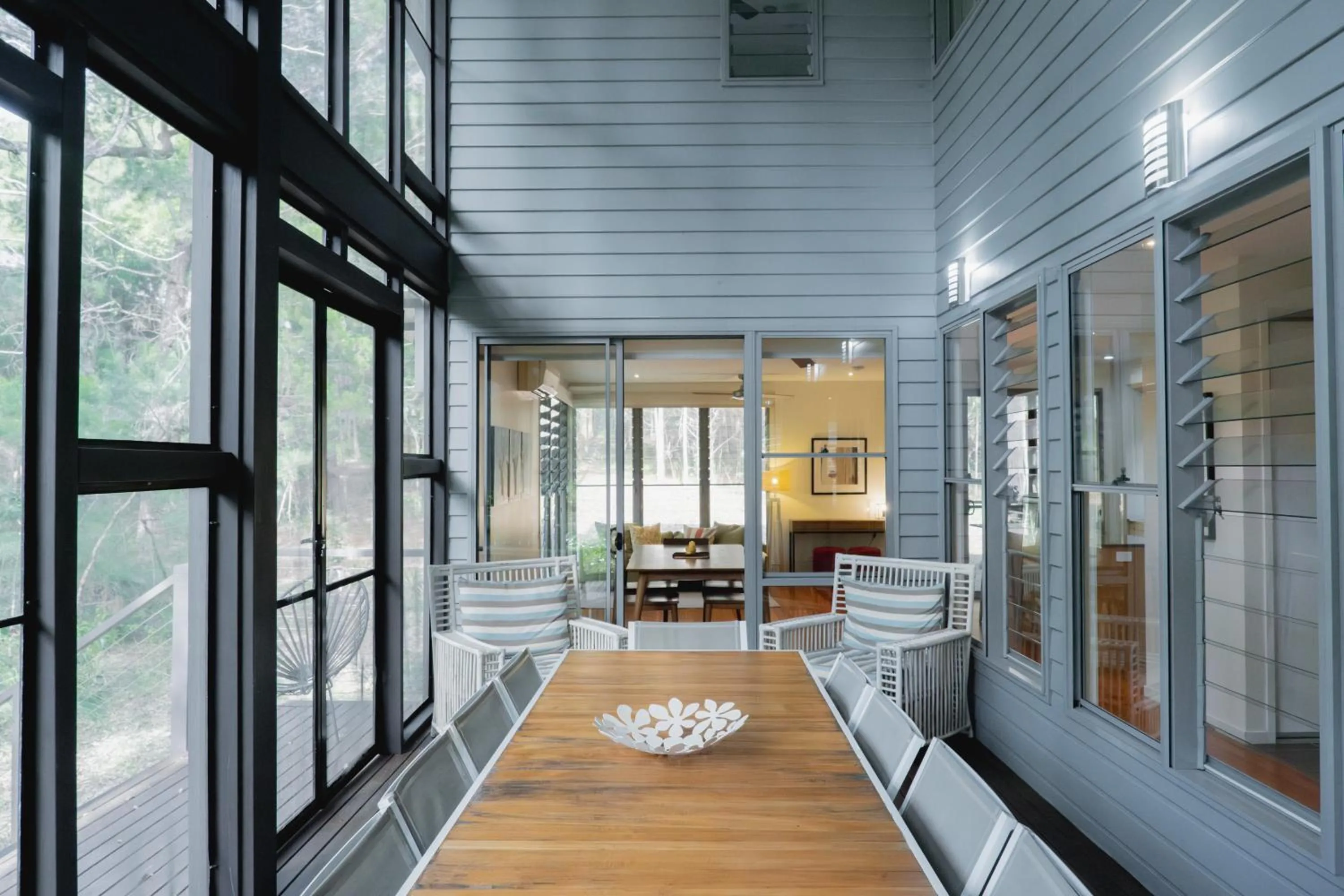 Patio in Beach Road Holiday Homes