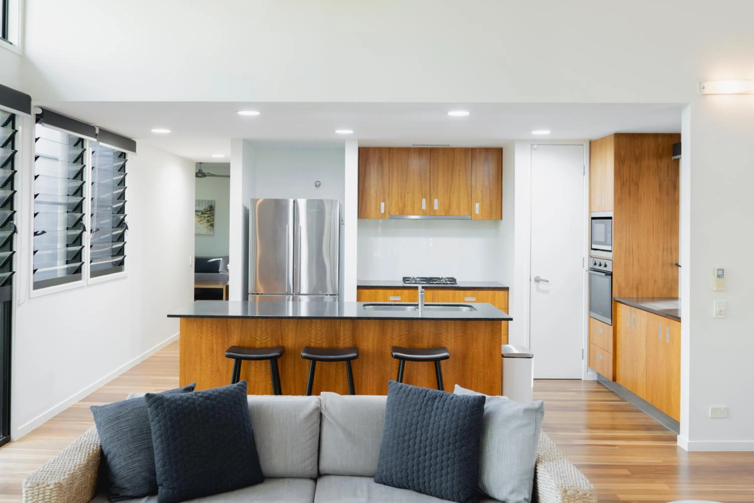 kitchen in Beach Road Holiday Homes