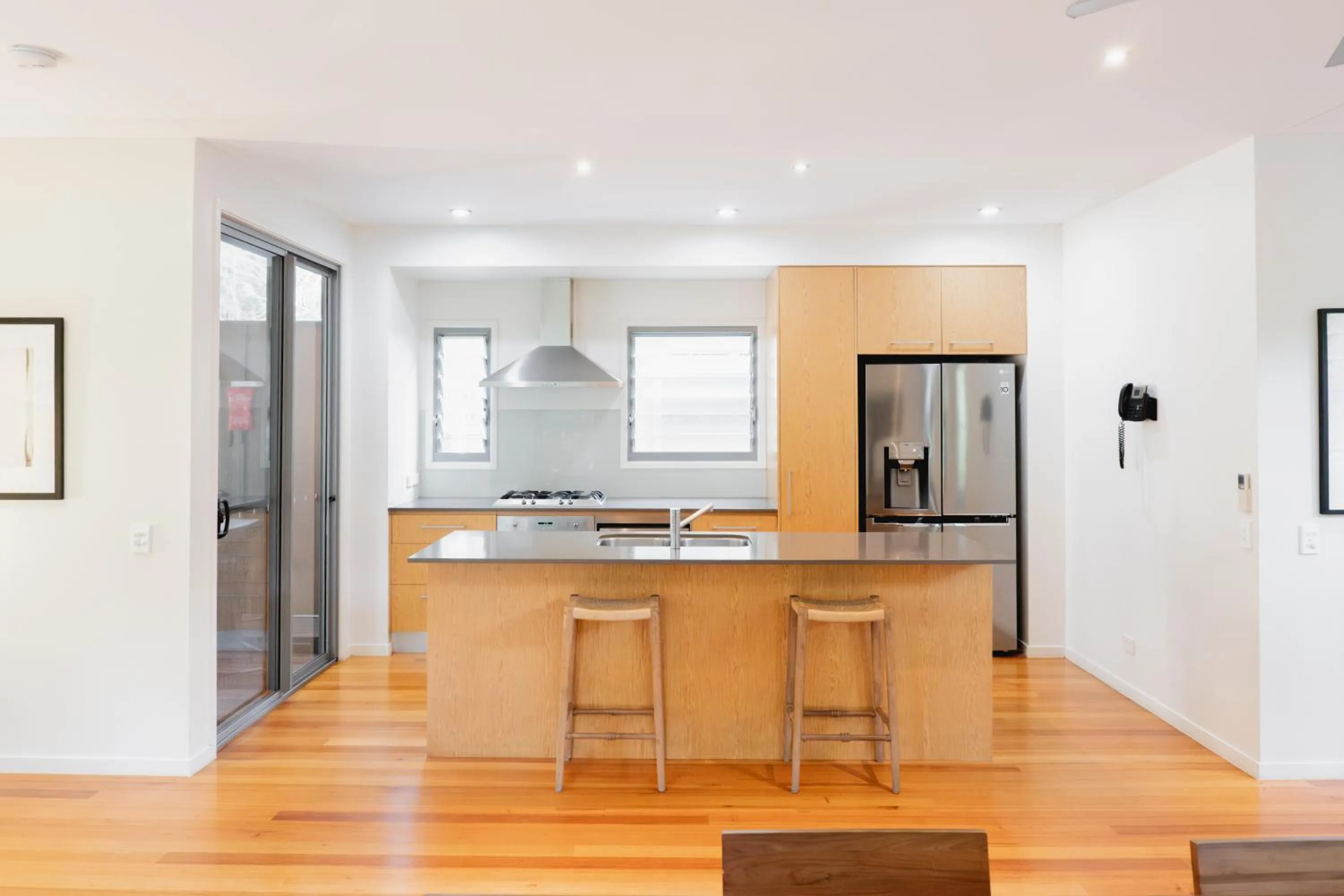 kitchen in Beach Road Holiday Homes