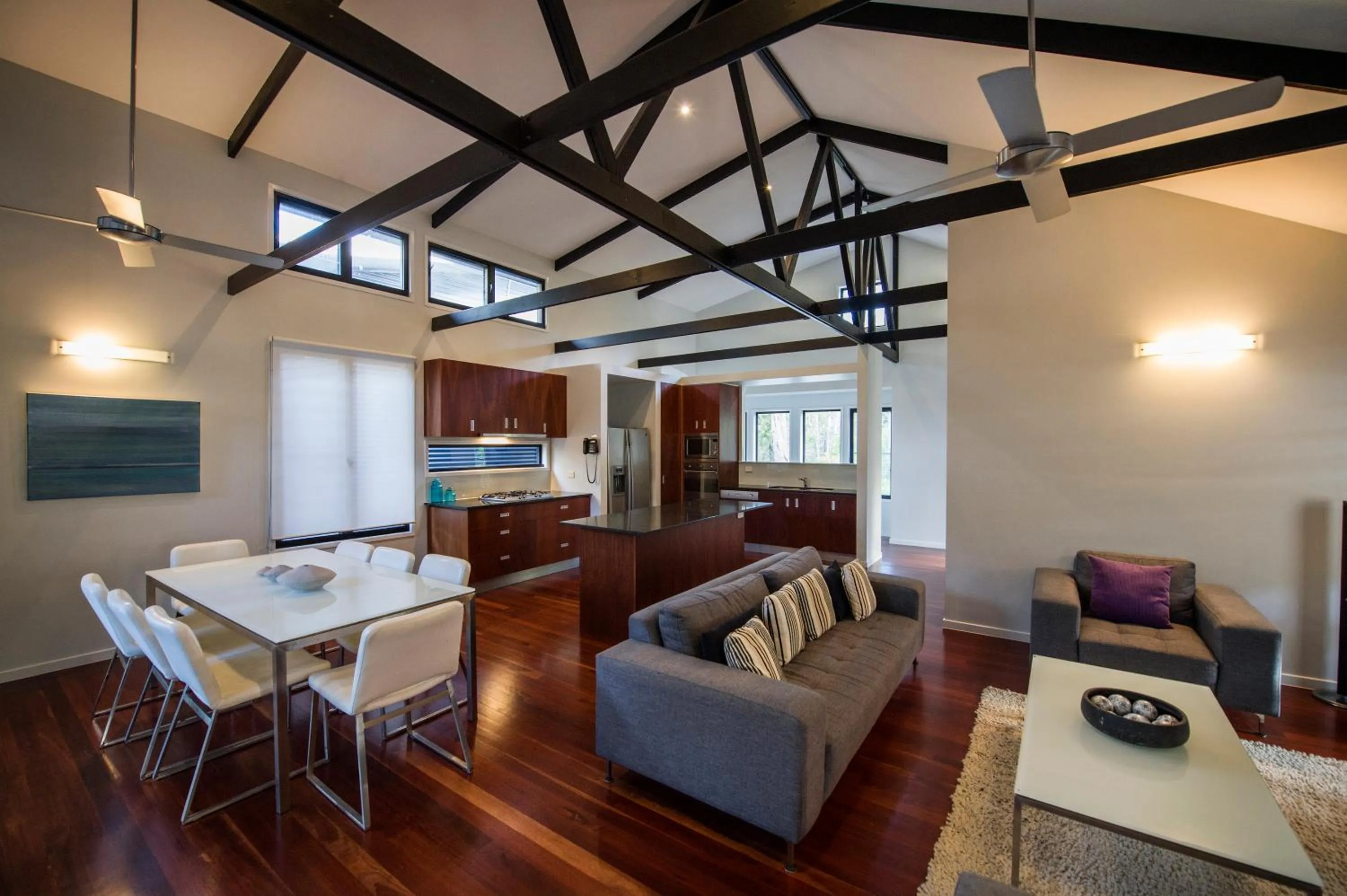 Living room in Beach Road Holiday Homes