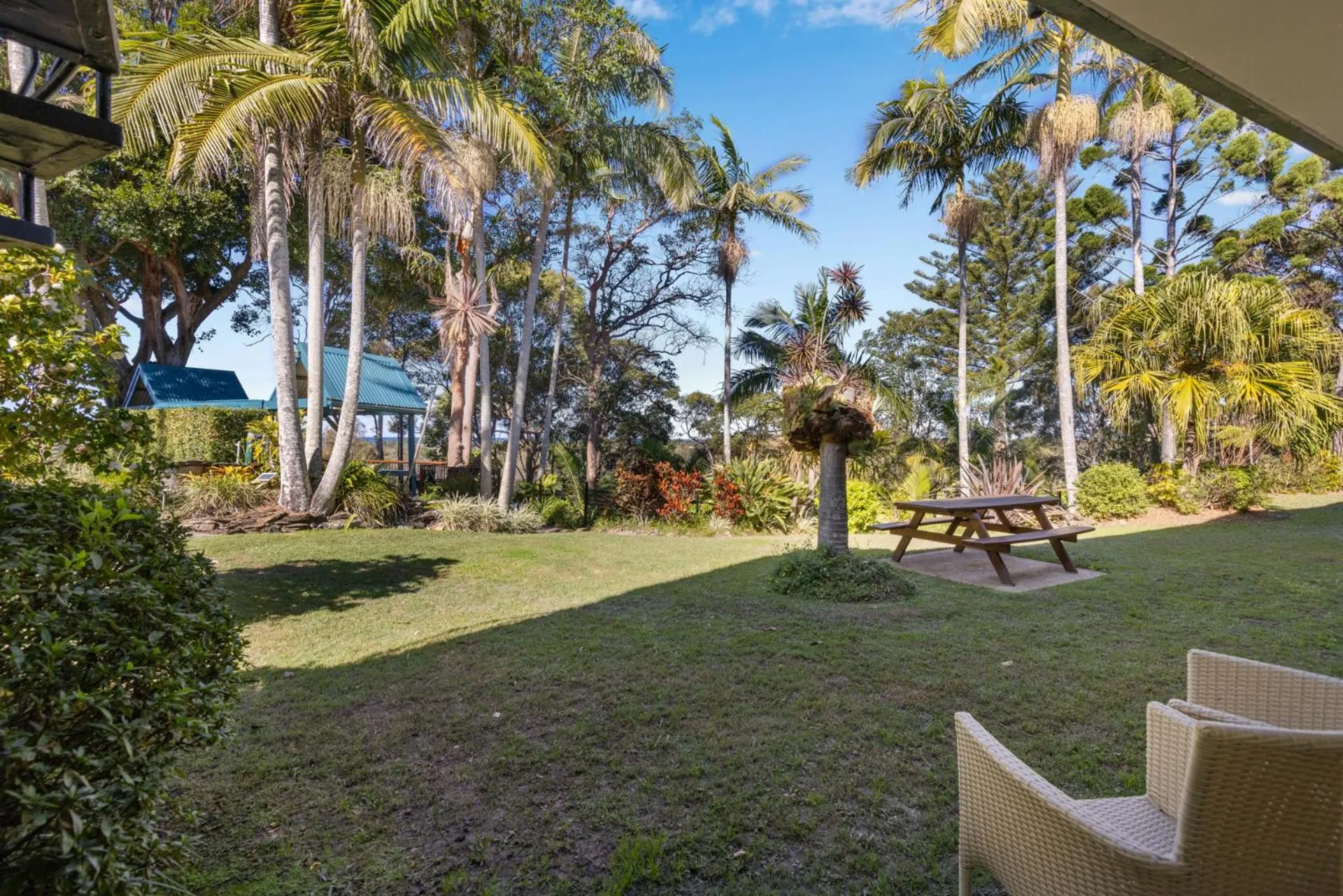 Garden in Motel Miramar