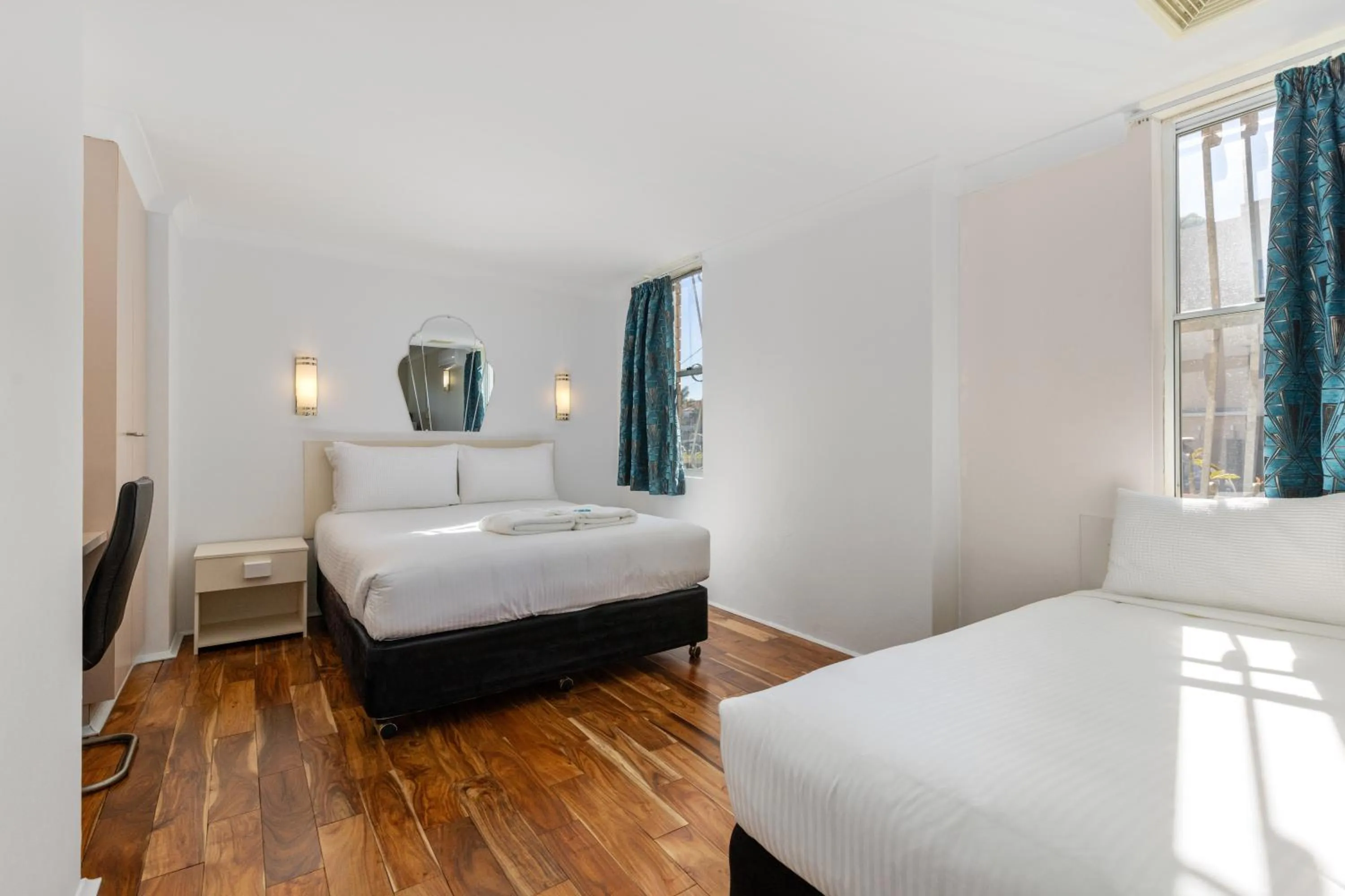 Bed in Motel Miramar