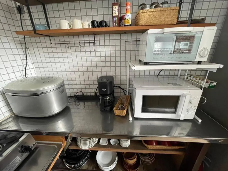 Kitchen or kitchenette in SMALL TOWN HOTEL Hakodate