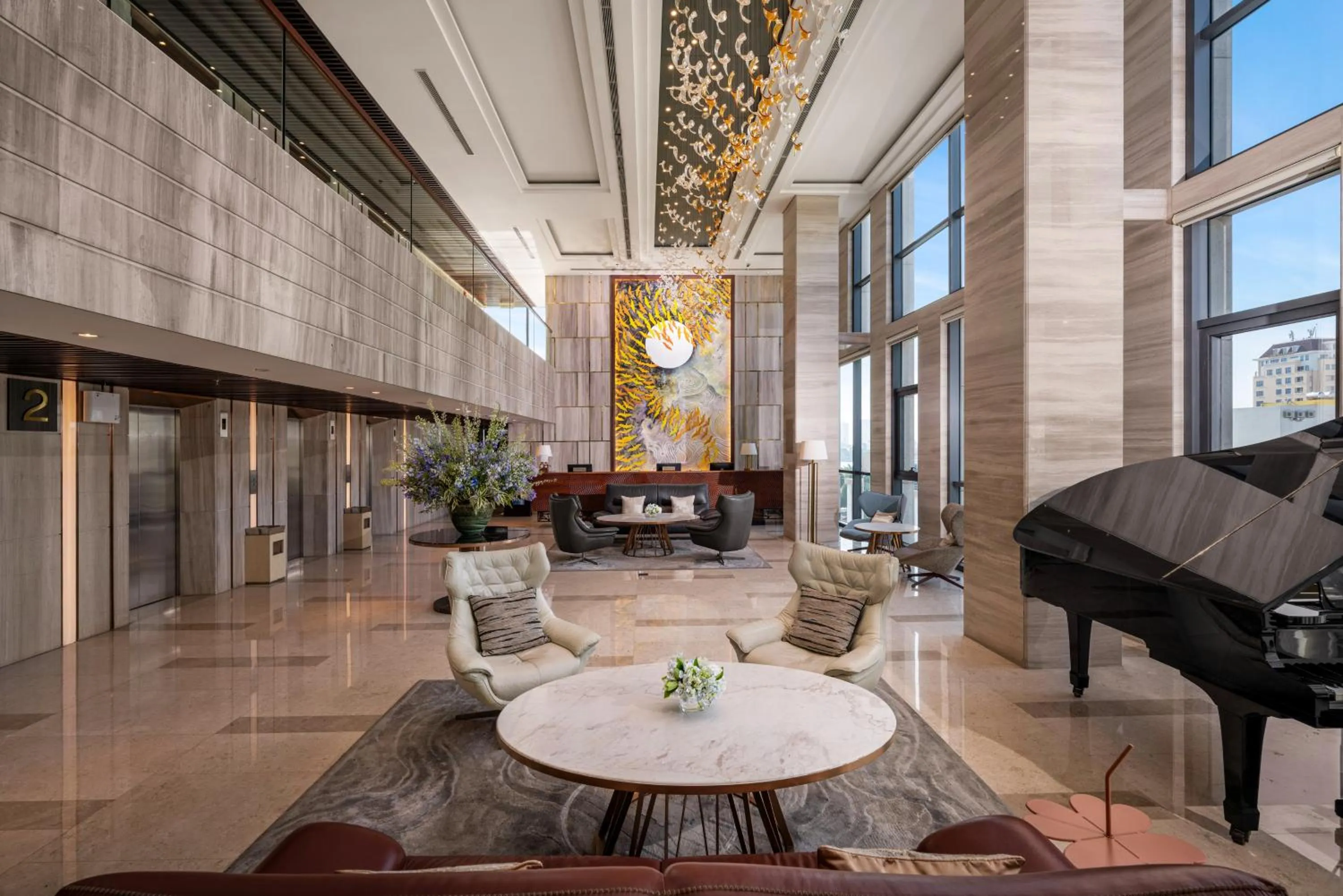 Lobby or reception in New Orient Hotel Da Nang