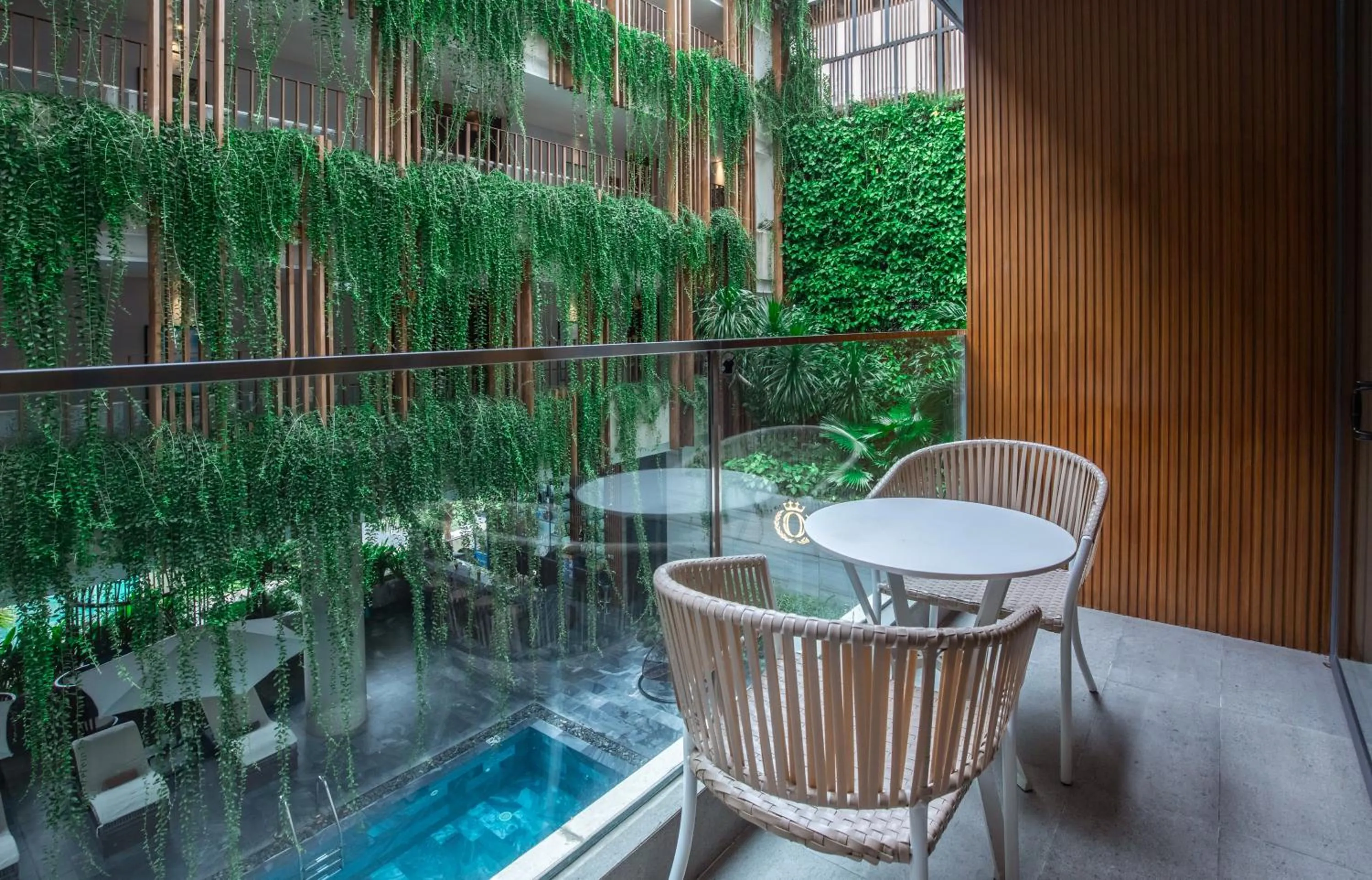 Balcony/Terrace in New Orient Hotel Da Nang