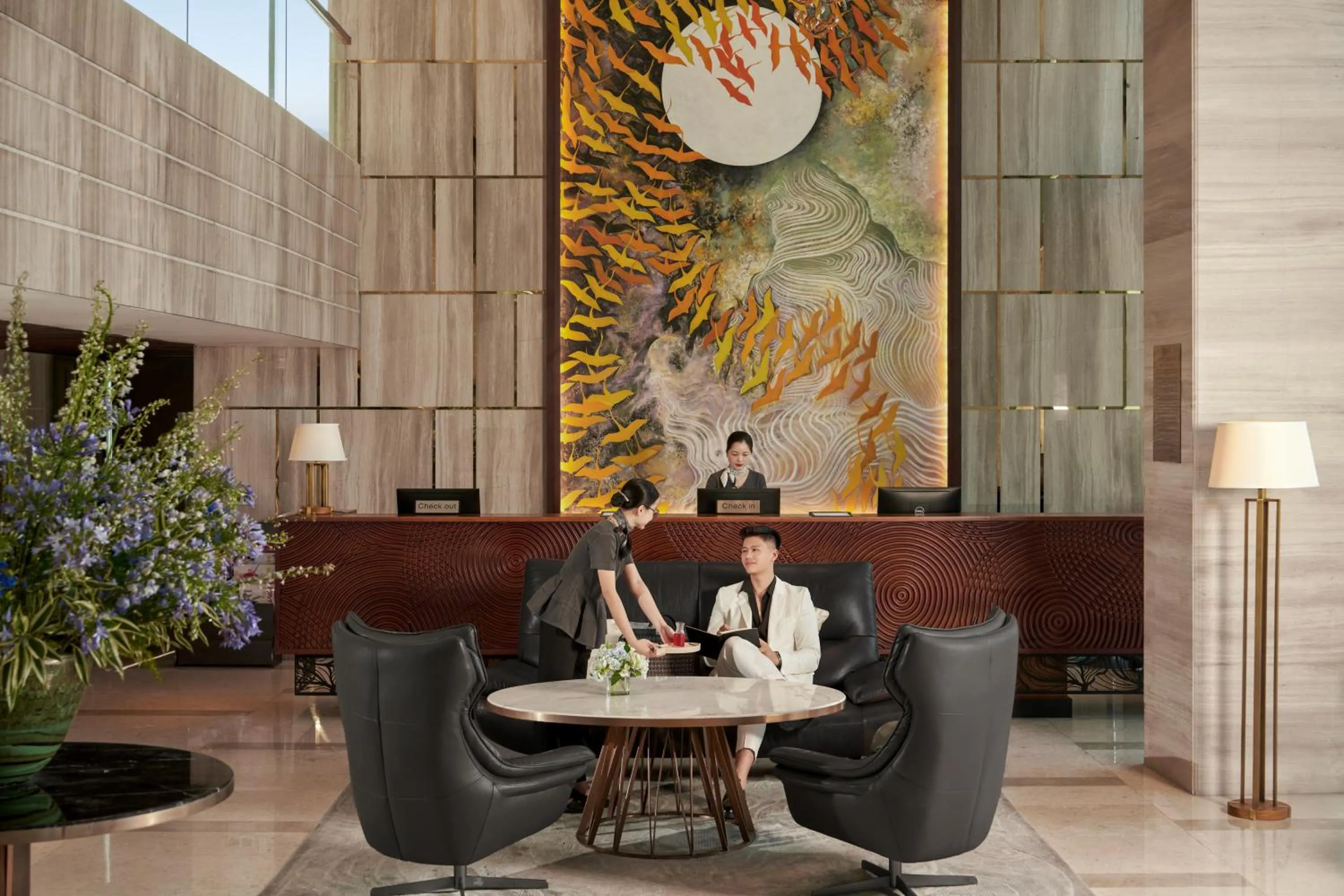 Lobby or reception in New Orient Hotel Da Nang