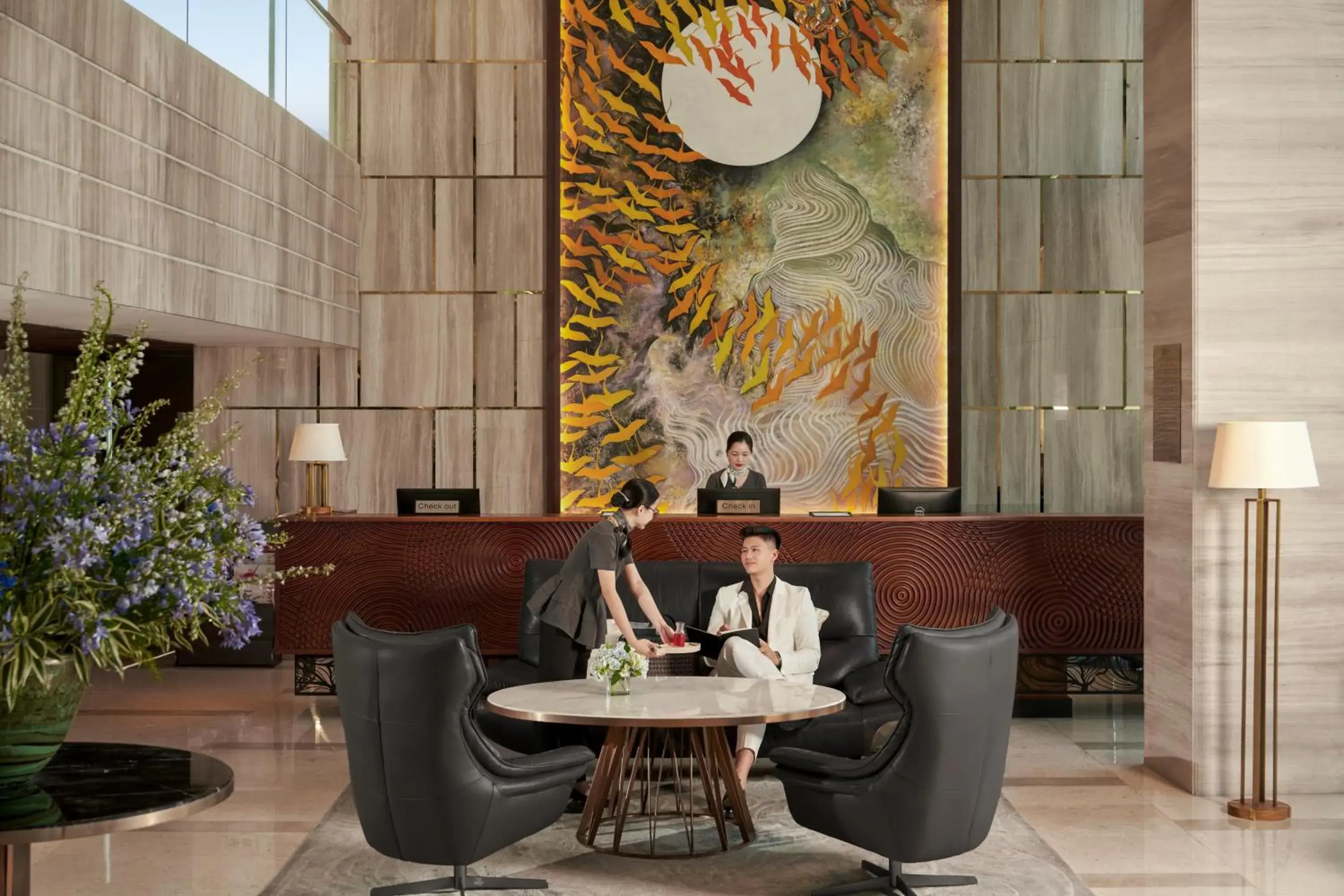 Lobby or reception in New Orient Hotel Da Nang Lobby or reception in New Orient Hotel Da Nang